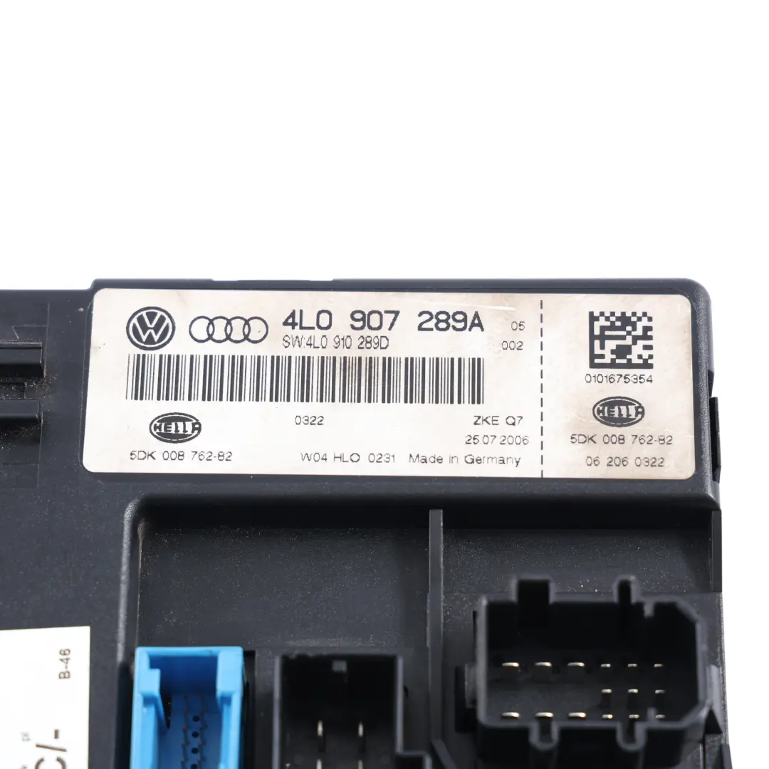 Moduł Komfortu CCM Sterownik Nadwozia ECU do Audi Q7 4L o numerze 4L0907289A Audi Q7 4L Moduł Komfortu CCM Sterownik Nadwozia ECU - SKU 4L0907289A - Numer Części 4L0907289A