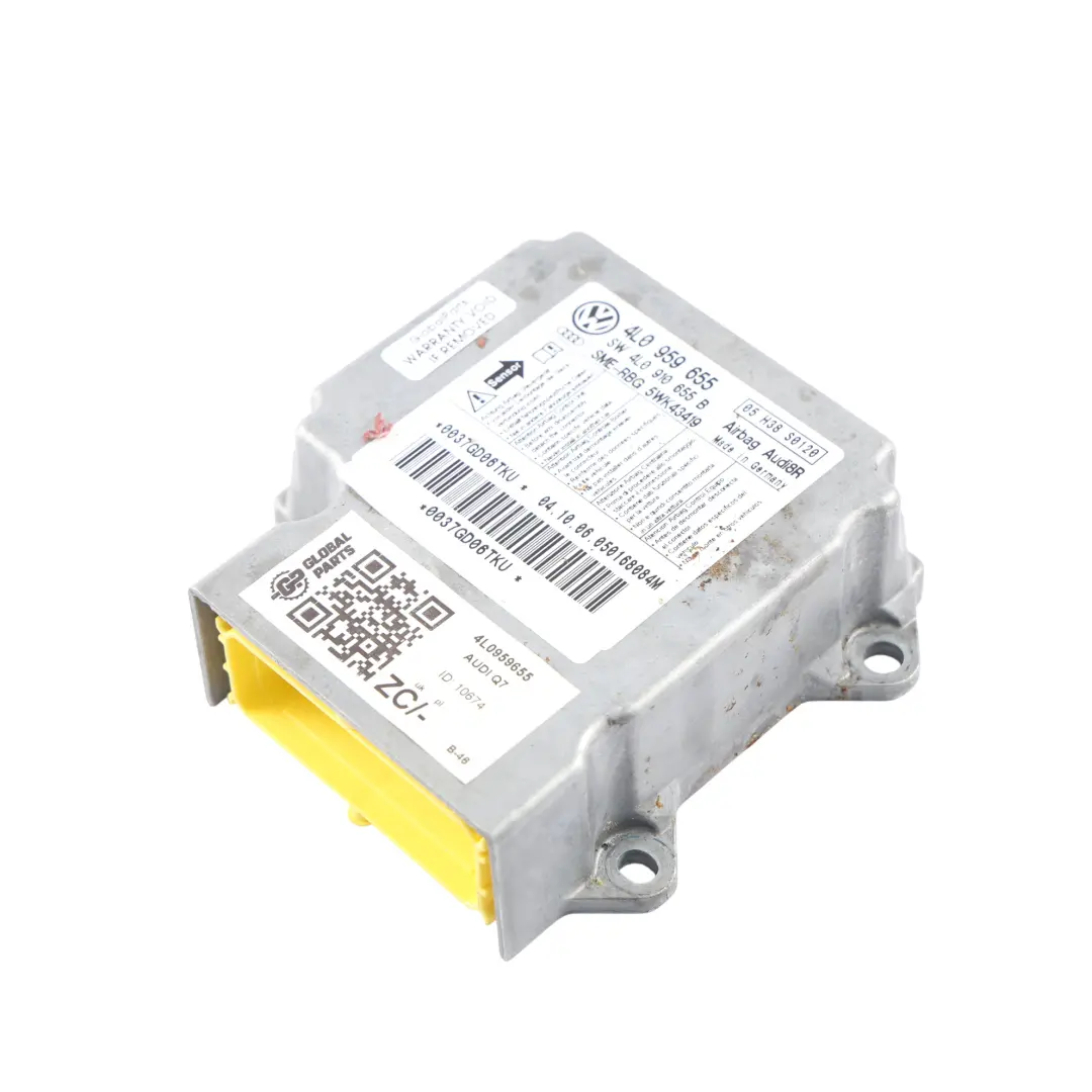 Audi Q7 4L Moduł Sterownik SRS Poduszek Powietrznych ECU - SKU 4L0959655 - Numer Części 4L0959655