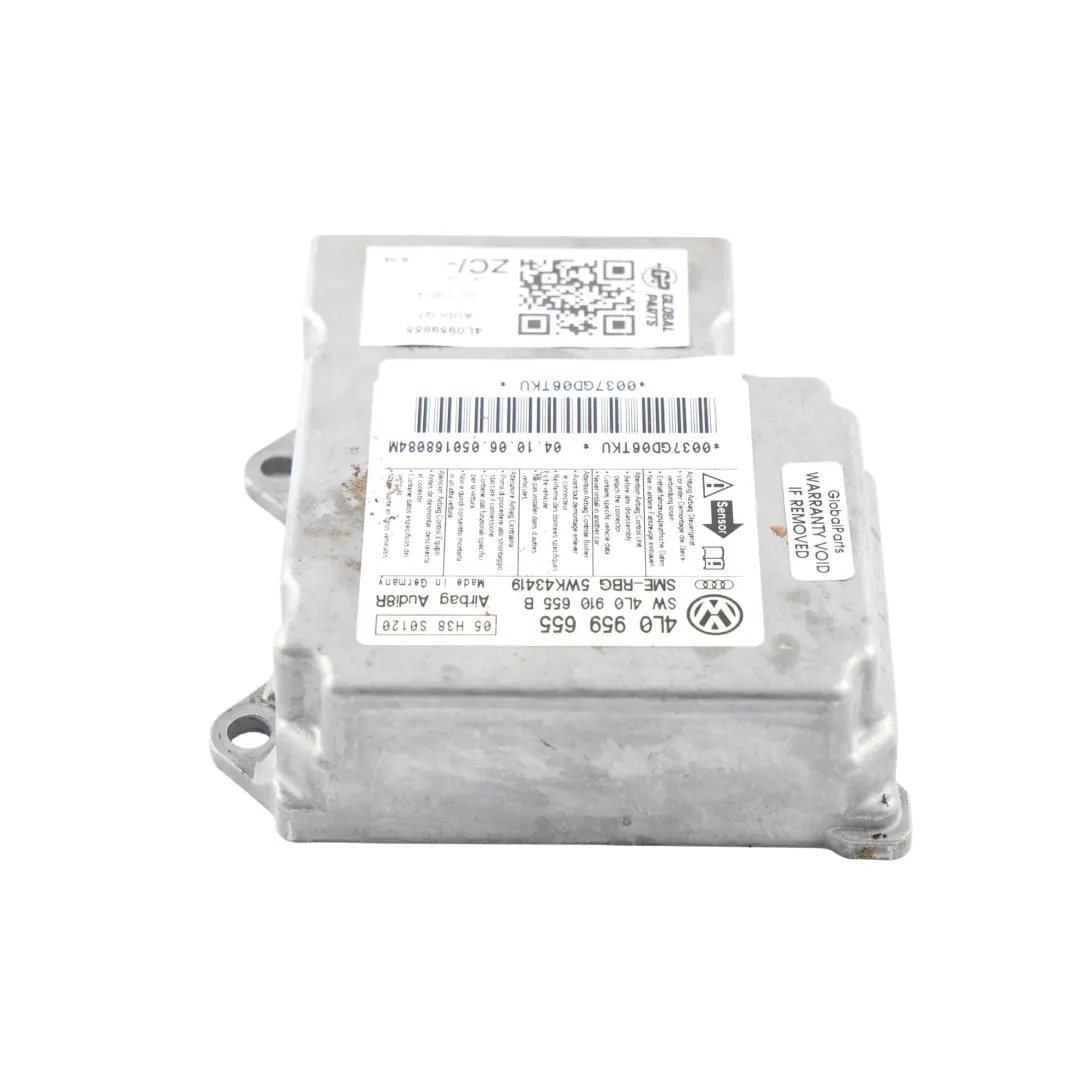 Moduł Sterownik SRS Poduszek Powietrznych ECU do Audi Q7 4L o numerze 4L0959655 Audi Q7 4L Moduł Sterownik SRS Poduszek Powietrznych ECU - SKU 4L0959655 - Numer Części 4L0959655