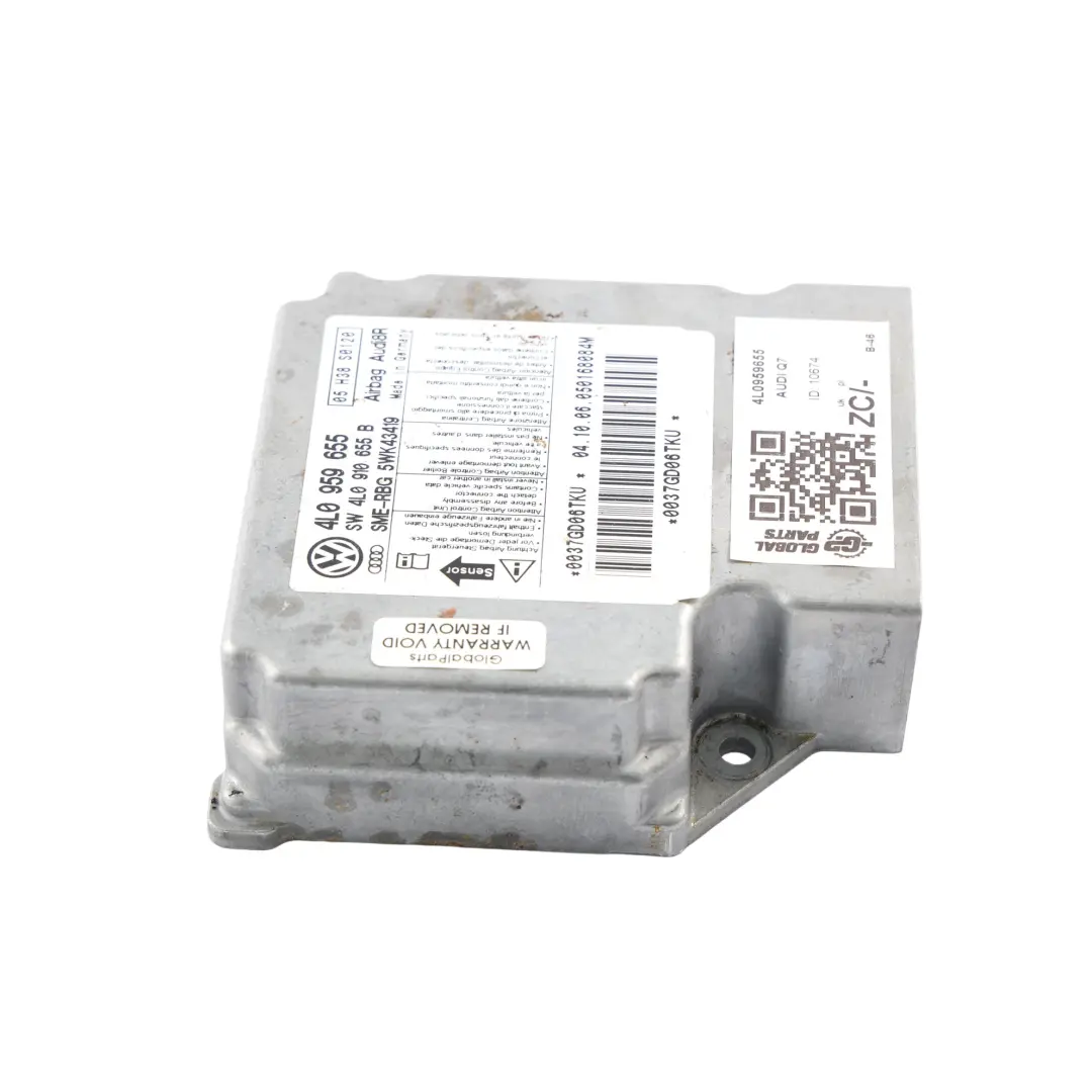 Audi Q7 4L Moduł Sterownik SRS Poduszek Powietrznych ECU - SKU 4L0959655 - Numer Części 4L0959655