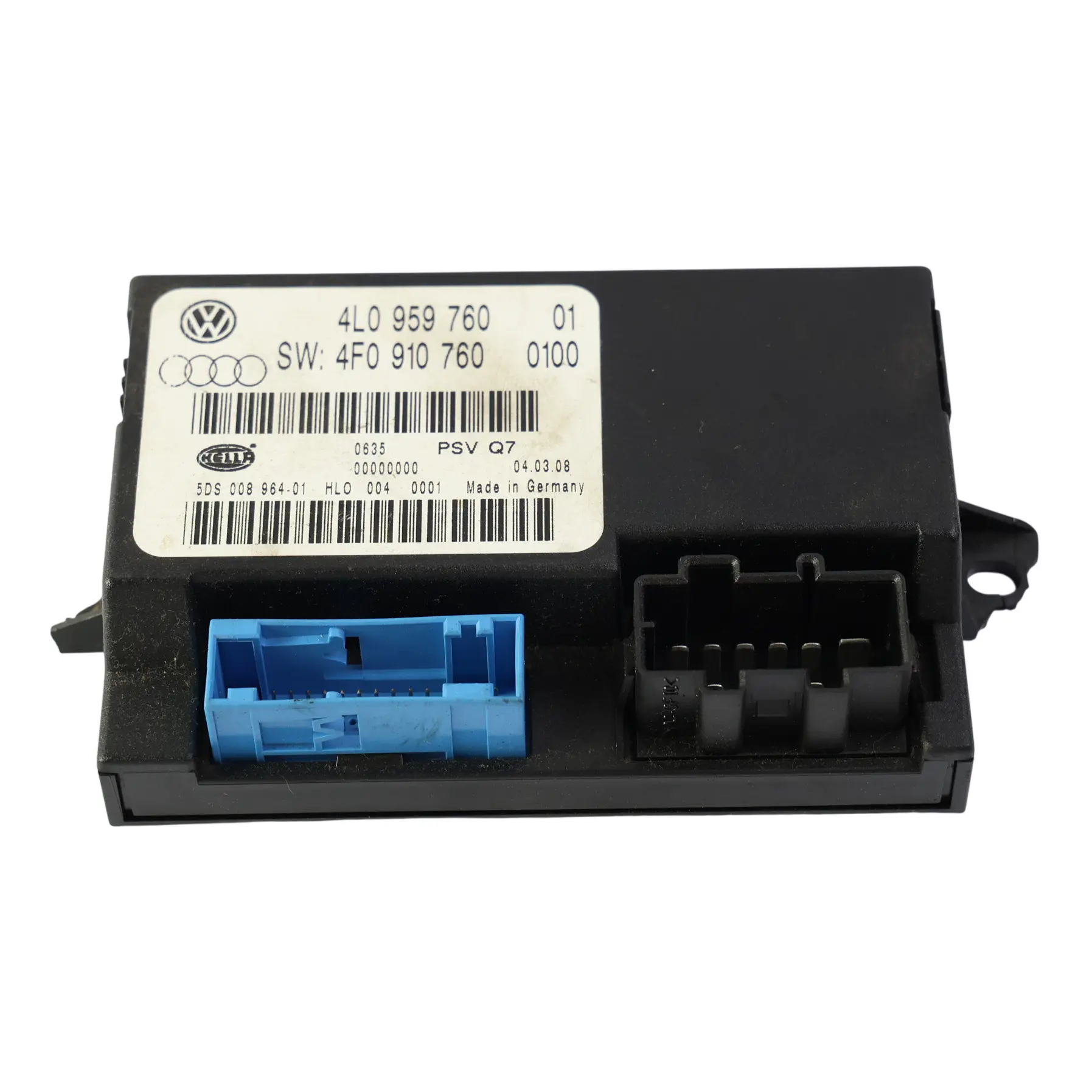 Audi Q7 4L Front Memory Adjustment Module Control Left Right N/O/S 4L0959760