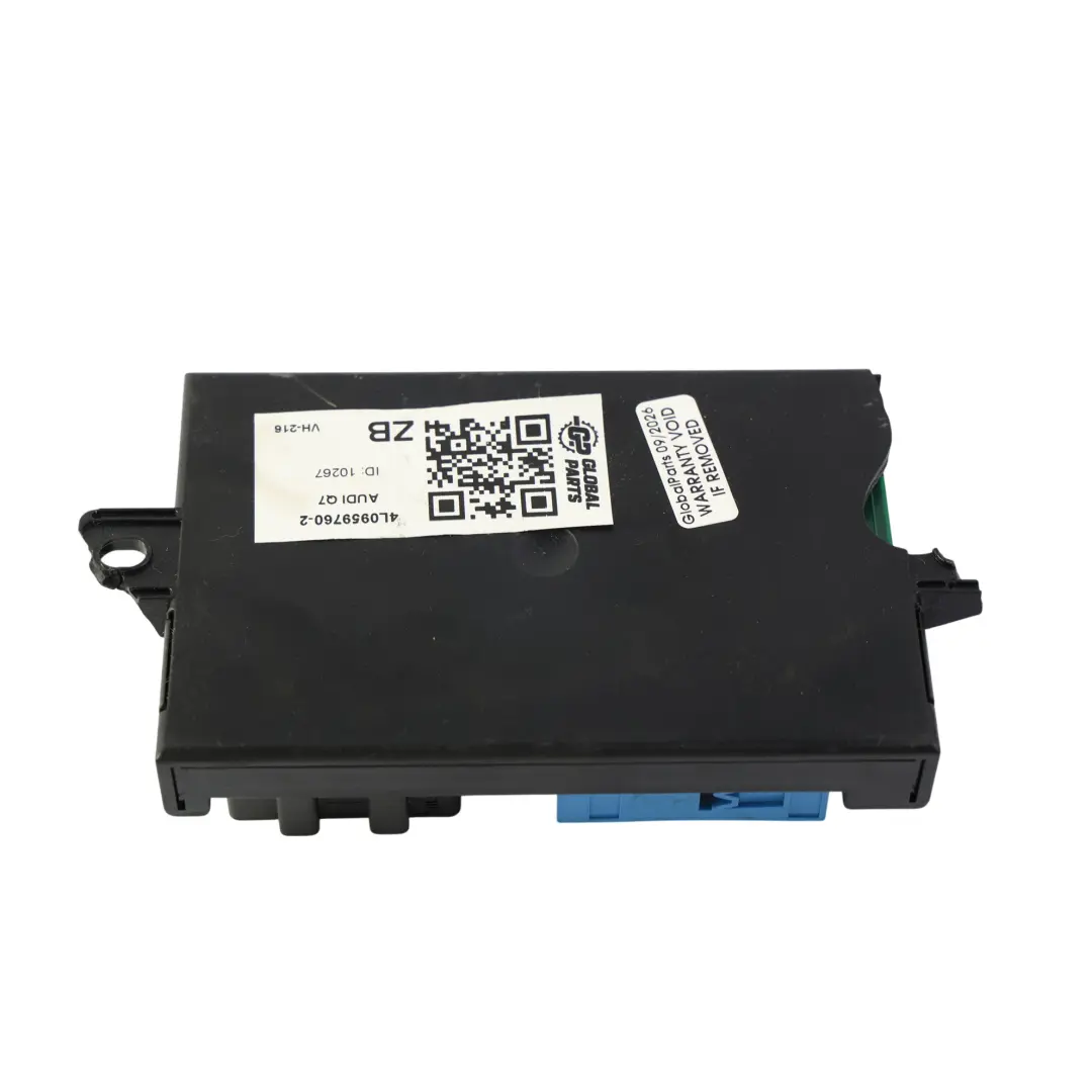Audi Q7 4L Front Memory Adjustment Module Control Left Right N/O/S - SKU 4L0959760-2 - Part number 4L0959760