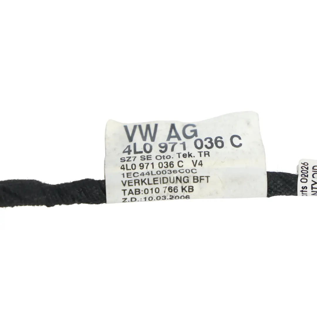 Wiązka Instalacja Drzwi Pasażera do Audi Q7 4L o numerze 4L0971036C Audi Q7 4L Wiązka Instalacja Drzwi Pasażera - SKU 4L0971036C - Numer Części 4L0971036C