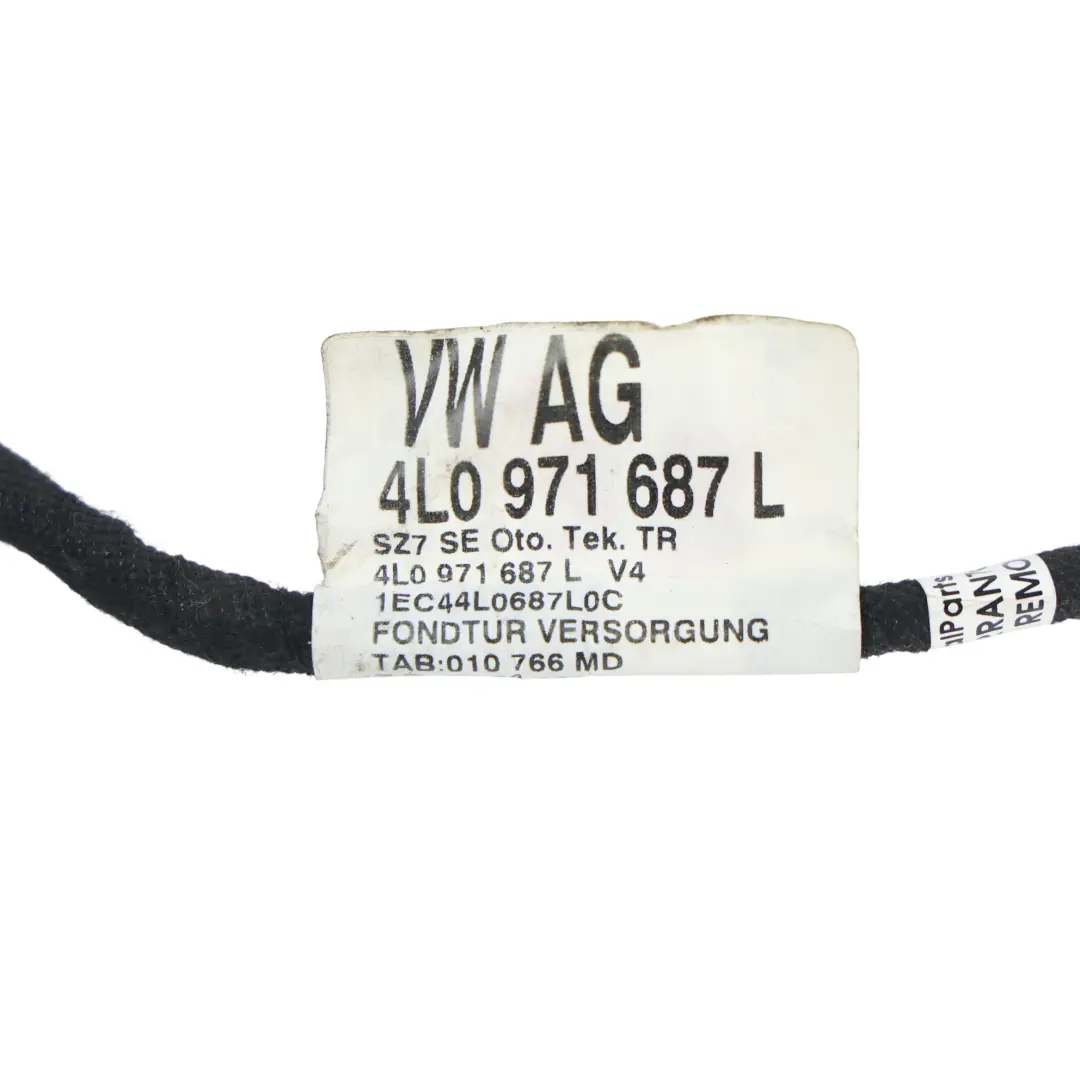 Audi Q7 4L Wiązka Elektryczna Tylnych Drzwi Lewy Prawy - SKU 4L0971687L - Numer Części 4L0971687L