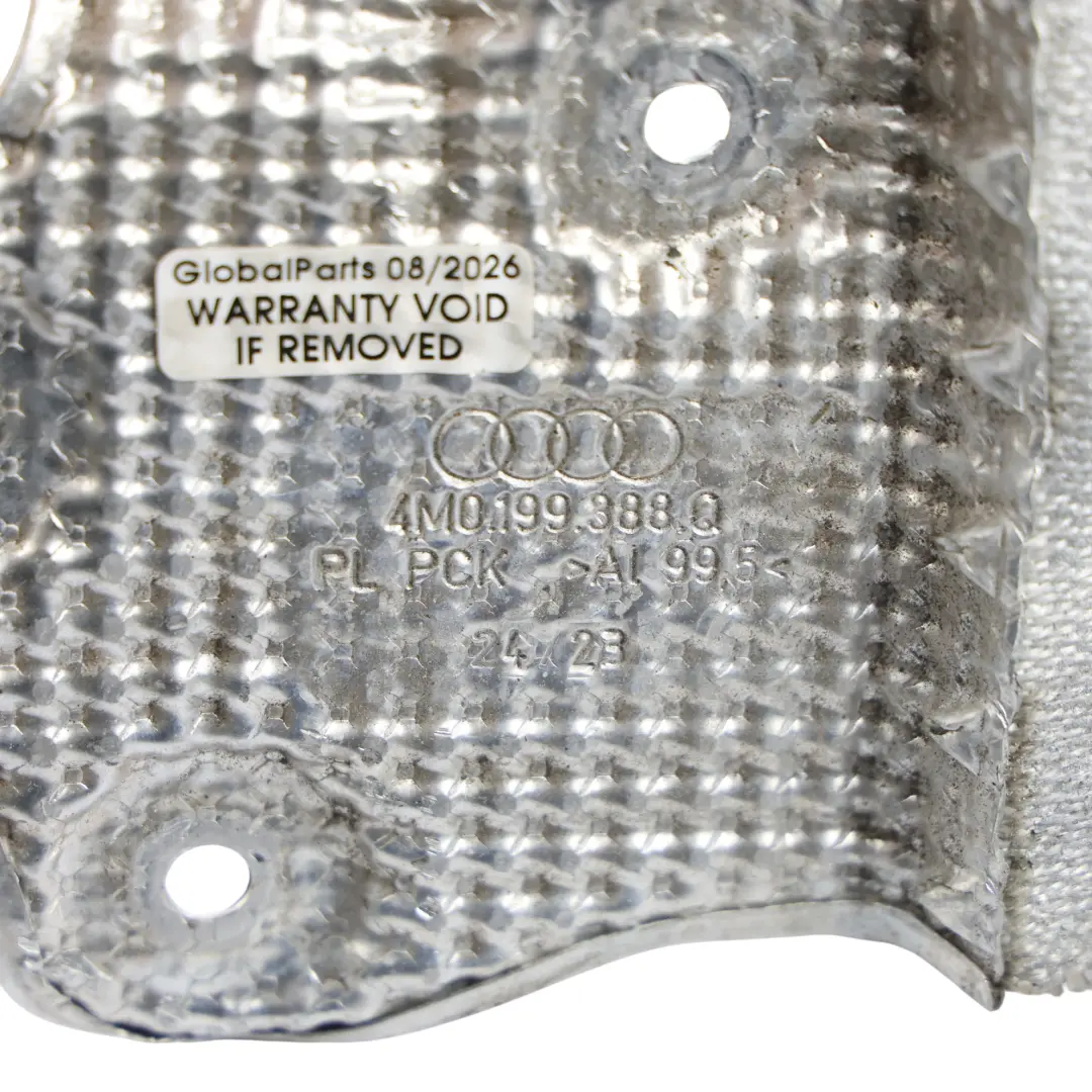 Copertura Motore Scudo Termico Destro per Audi A4 B9 A6 C8 Q5 FY con numero di parte 4M0199388Q Audi A4 B9 A6 C8 Q5 FY Copertura Motore Scudo Termico Destro - SKU 4M0199388Q - Numero di parte 4M0199388Q