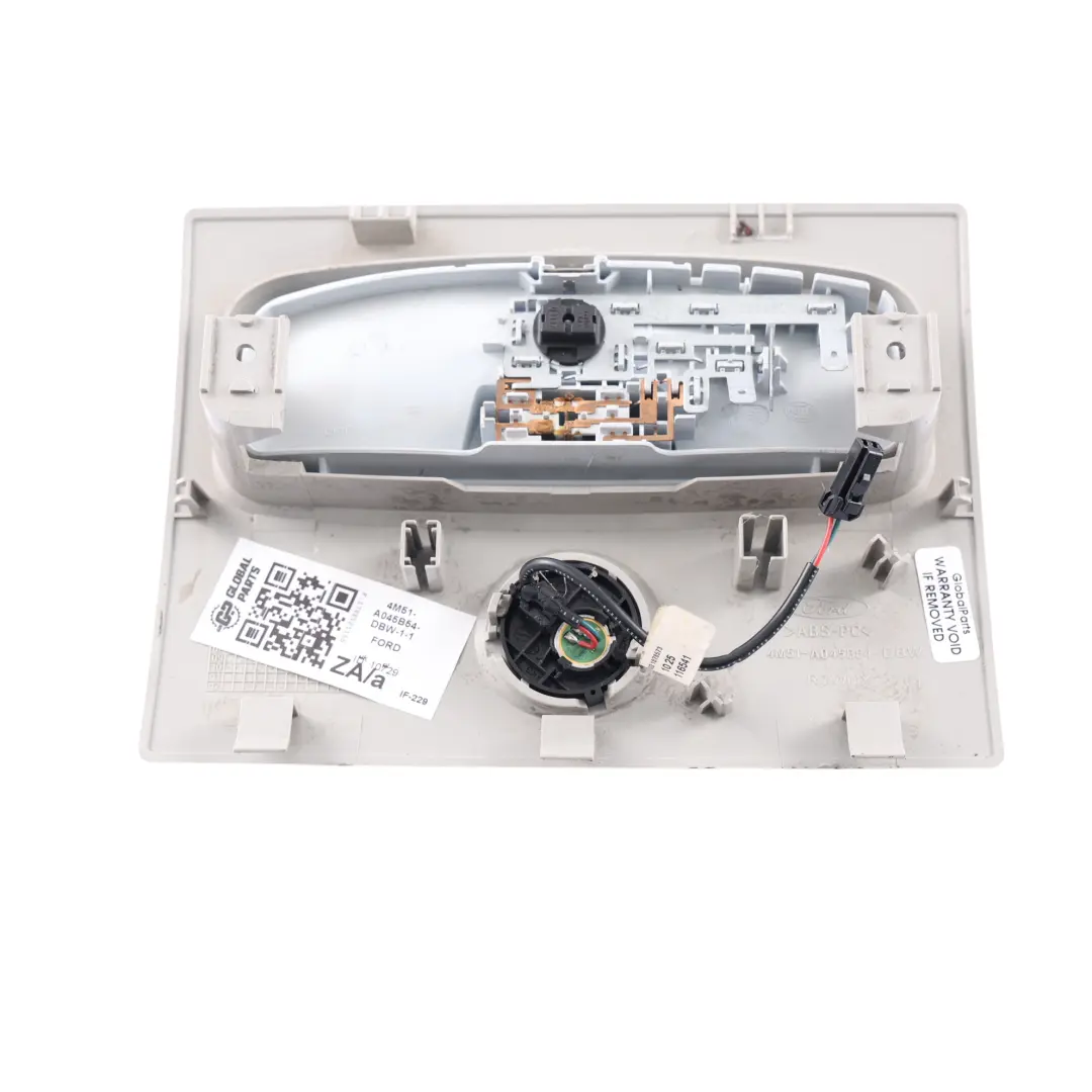 Ford Fiesta Mk7 Przedni Lampka Sufitowa Czytania - SKU 4M51-A045B54-DBW-1-1 - Numer Części 4M51-A045B54-DBW