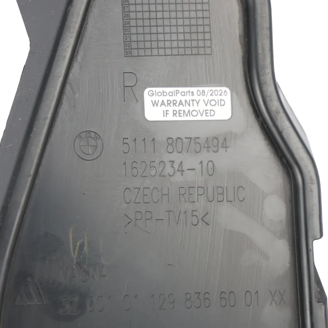 BMW F44 Gran Coupé Zaślepka Zderzaka Przedniego Prawa 8075494 - SKU 51118075494 - Numer Części 51118075494