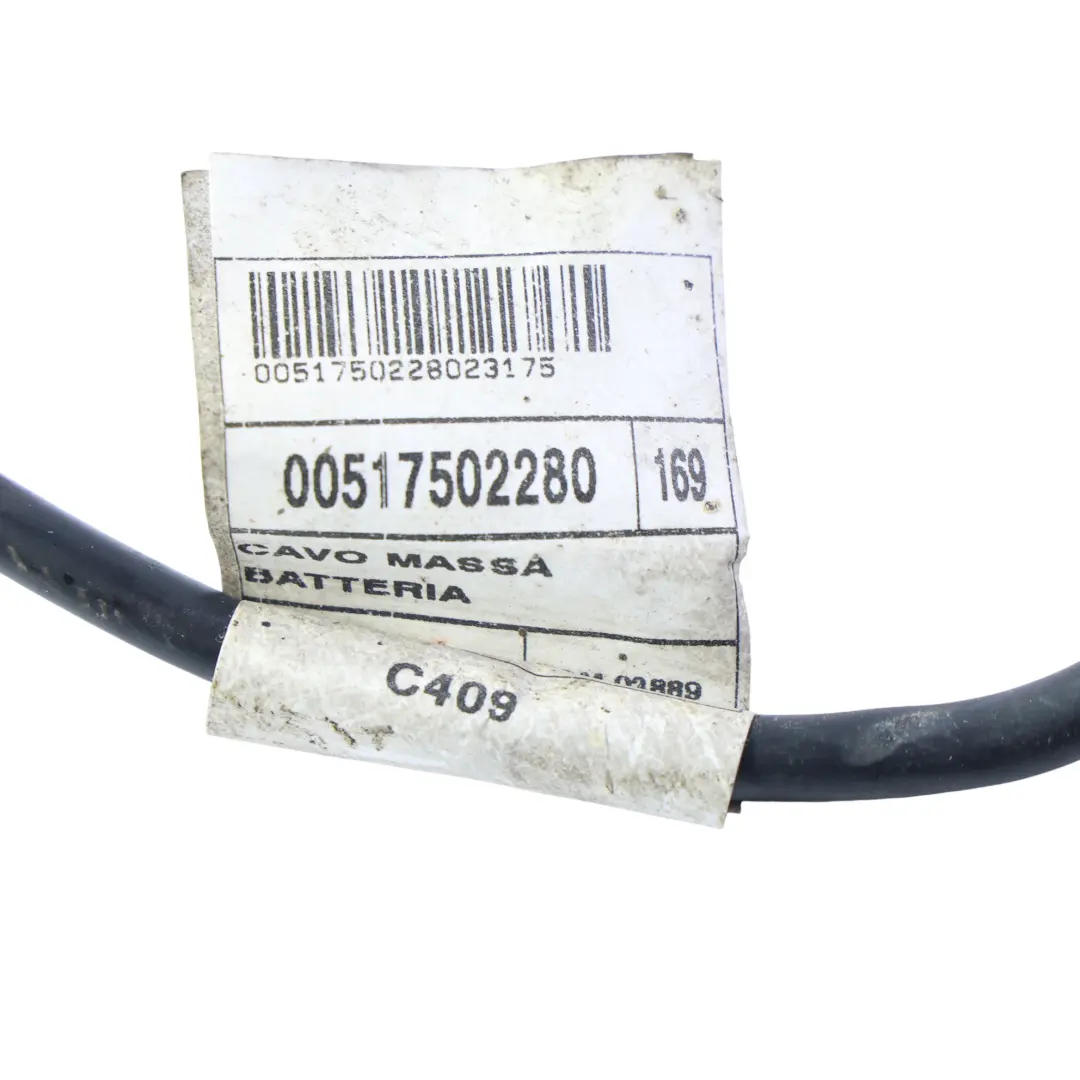 Fiat Panda Mk2 Negative Battery Terminal Wiring Earth Cable 00 - SKU 517502280 - Part number 517502280