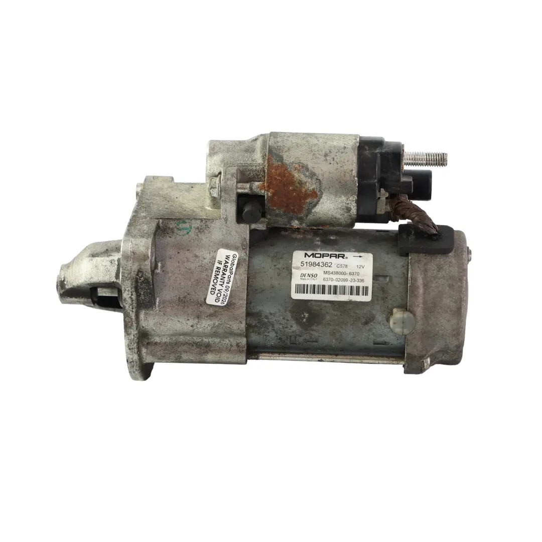 Fiat Ducato 2.2 Diesel Multijet Engine Starter Motor Unit 12V DENSO - SKU 51984362 - Part number 51984362