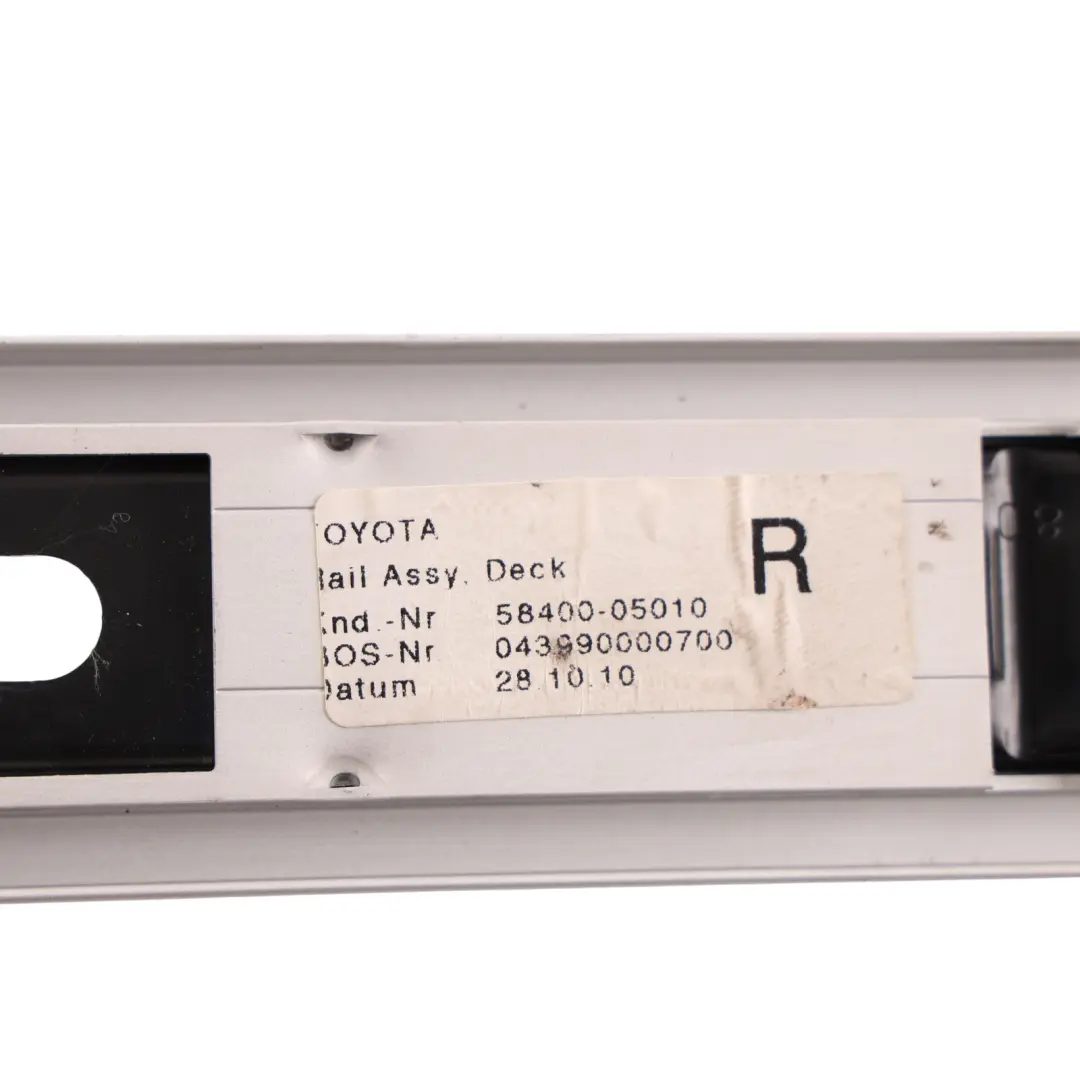 Toyota Avensis MK3 T27 Estate Rear Boot Rail Deck Guide Right O/S 58400-05010 - SKU 5840005010 - Part number 5840005010