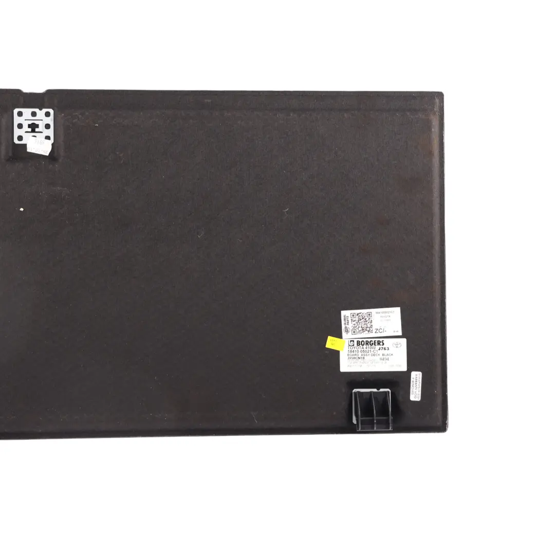 Mk3 T27 Estate Boot Carpet Floor Cover Panel to Toyota Avensis with Part number 5841005021C1 Toyota Avensis Mk3 T27 Estate Boot Carpet Floor Cover Panel - SKU 5841005021C1 - Part number 5841005021C1