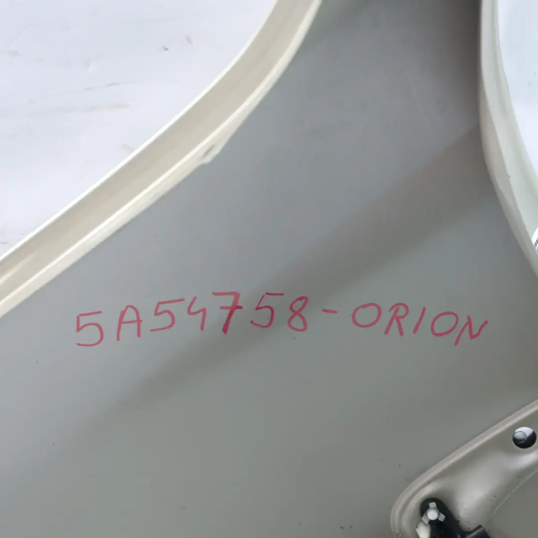 BMW F32 F33 Wing Fender Side Panel Front Right O/S Orionsilber Metallic - A92 - SKU 5A54758-ORION - Part number 5A54758