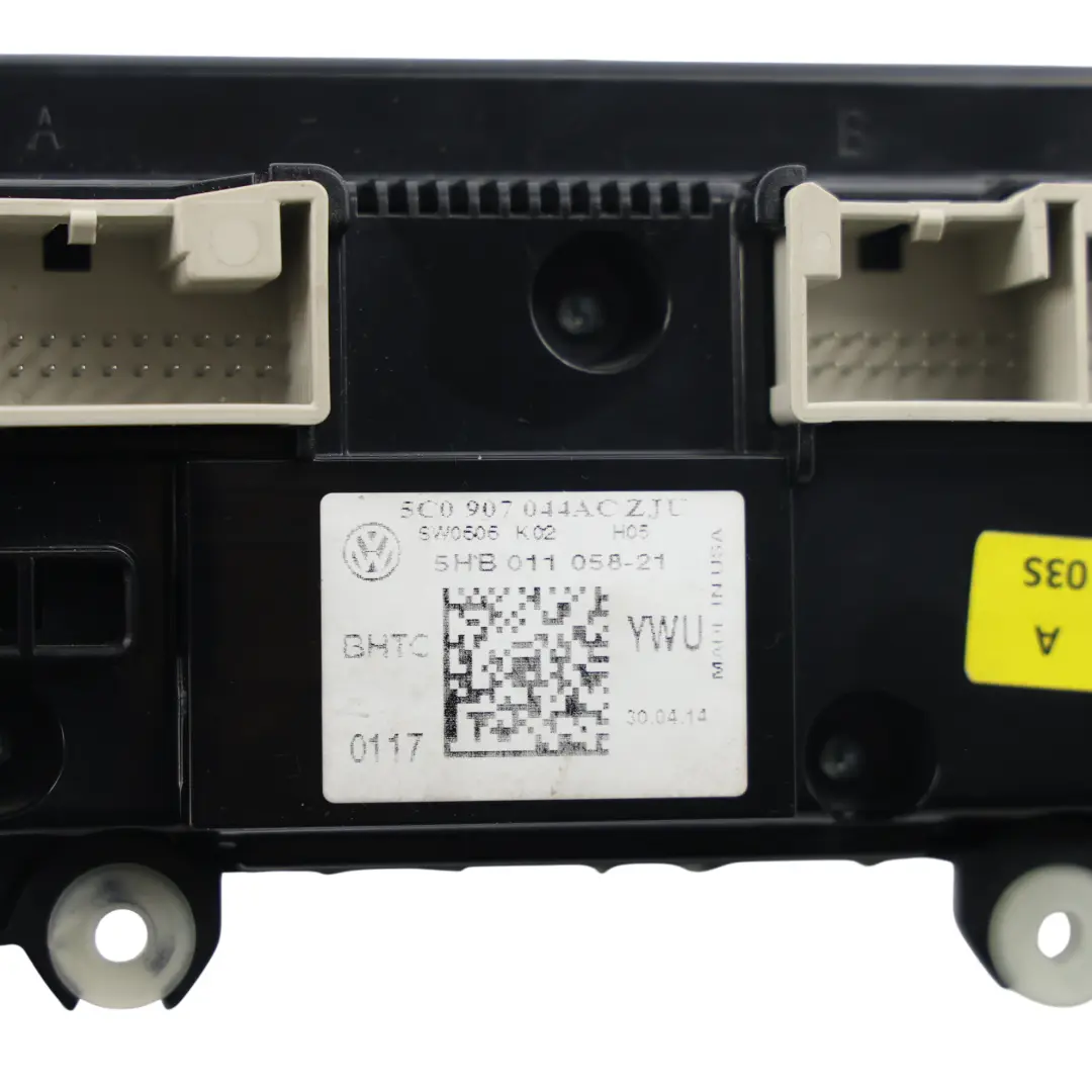 Volkswagen New Beetle Air Conditioning Heater Panel Switch Control C - SKU 5C0907044A - Part number 5C0907044A