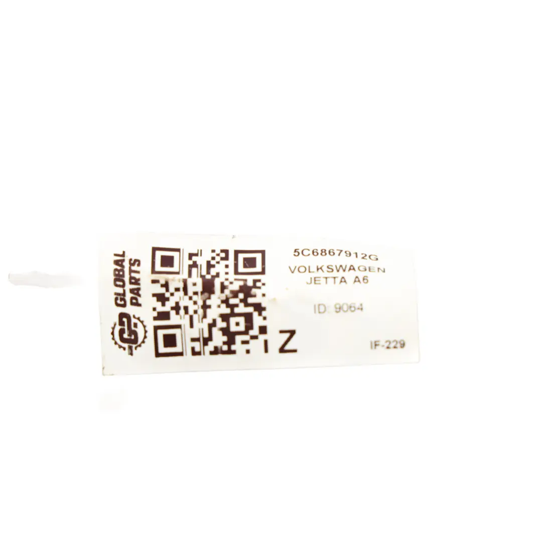 Volkswagen Jetta A6 Door Window Seal Rubber Front Right O/S - SKU 5C6867912G - Part number 5C6867912G