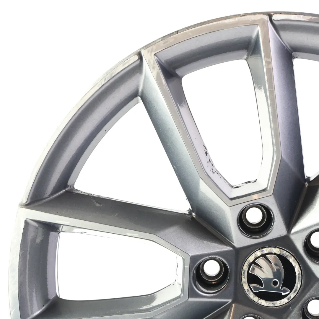 Skoda Octavia VRS Alufelge 7,5J 18" ET:51 Anthrazit Grau - SKU 5E0601025-1 - Teilenummer 5E0601025