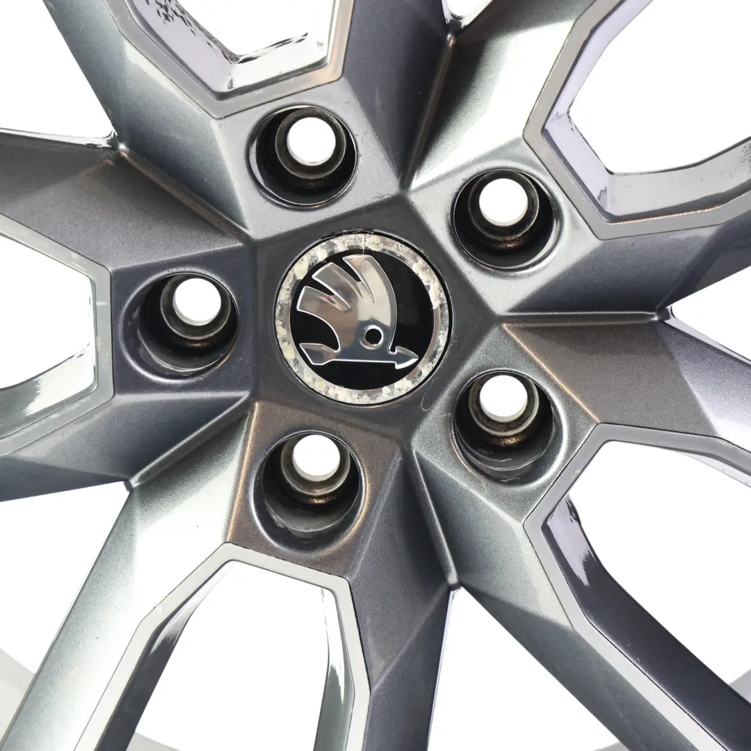  Cerchio Lega Skoda Octavia VRS 7,5J 18" ET:51 Grigio Antracite - SKU 5E0601025-1 - Numero di parte 5E0601025