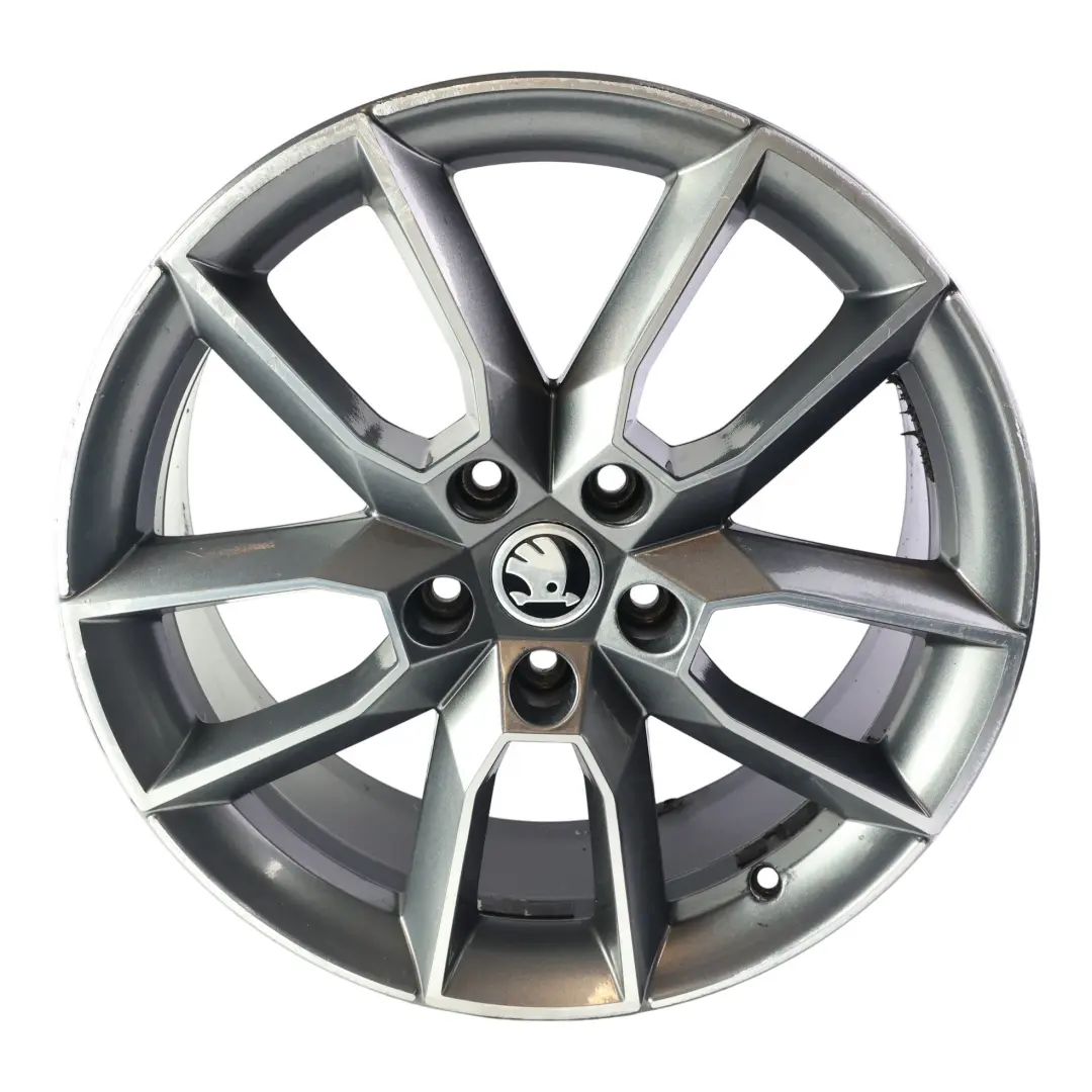 Skoda Octavia VRS Alloy Wheel Rim 7,5J 18" ET:51 Anthracite Grey - SKU 5E0601025-3 - Part number 5E0601025