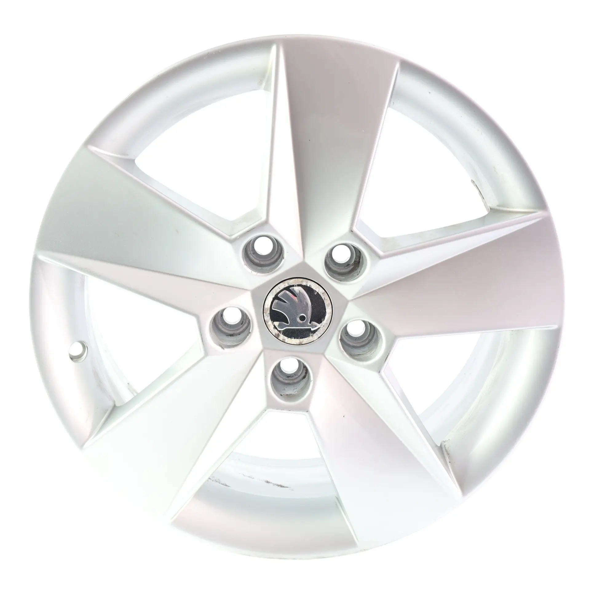 Skoda Octavia Mk3 5E Silver Alloy Wheel Rim 16" 6.5J ET46 Star Spoke 5E0601025H