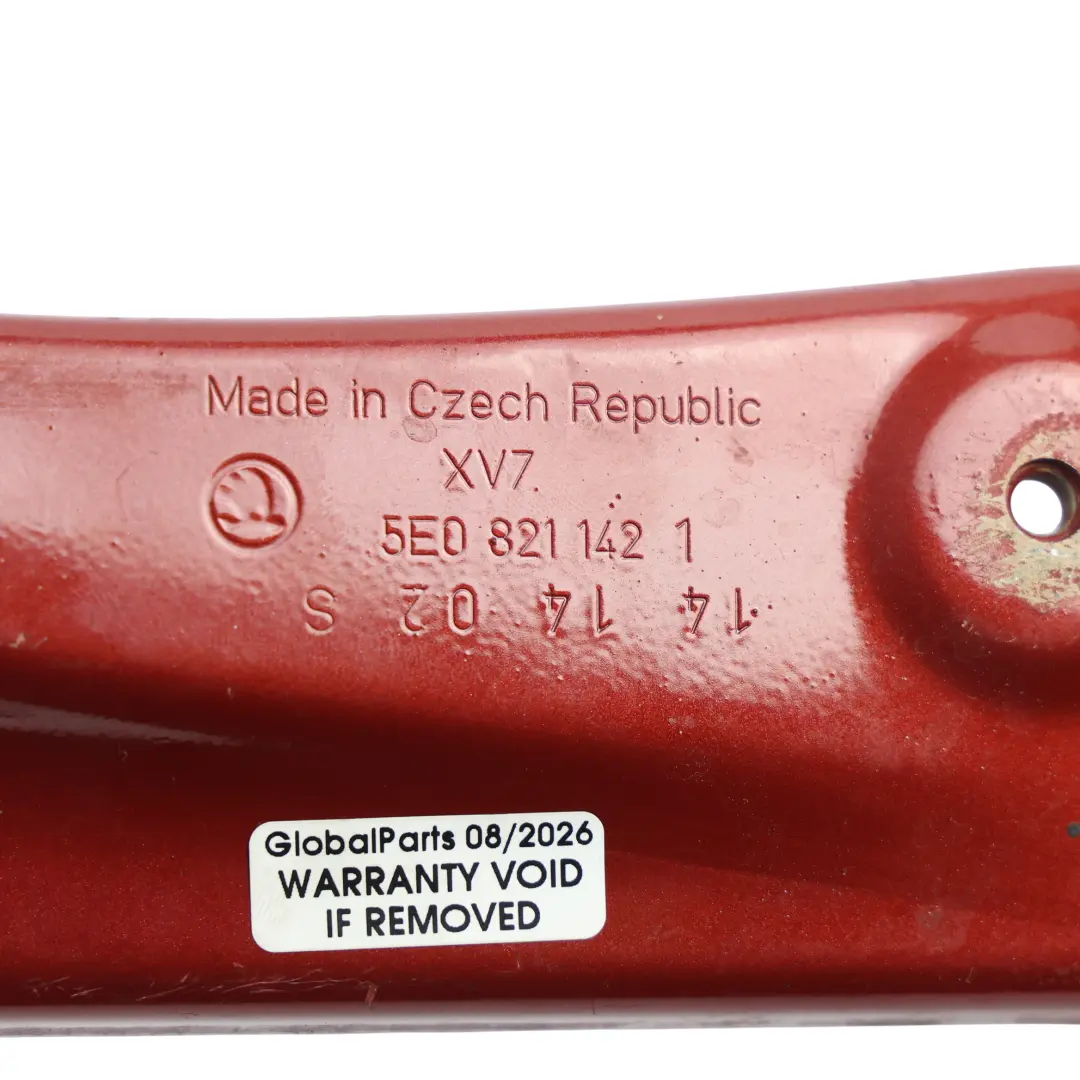 Skoda Octavia Mk3 Wspornik Błotnika Przedni Prawy Rio Rot F3L - SKU 5E0821142-RIO - Numer Części 5E0821142