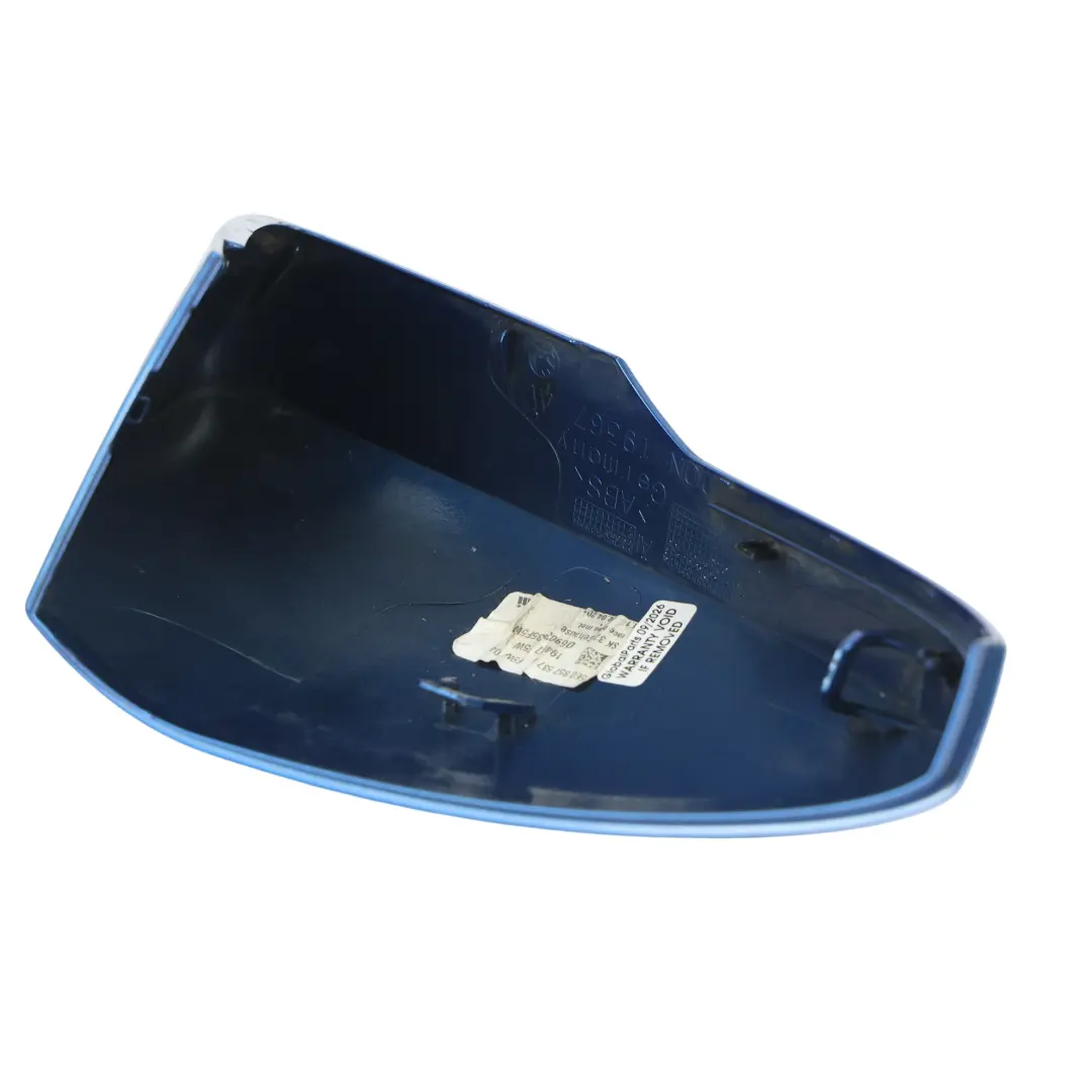 Skoda Octavia 5E Cubierta Espejo Puerta Izquierda Azul Race - SKU 5E0857537A-RAB - Número de pieza 5E0857537A