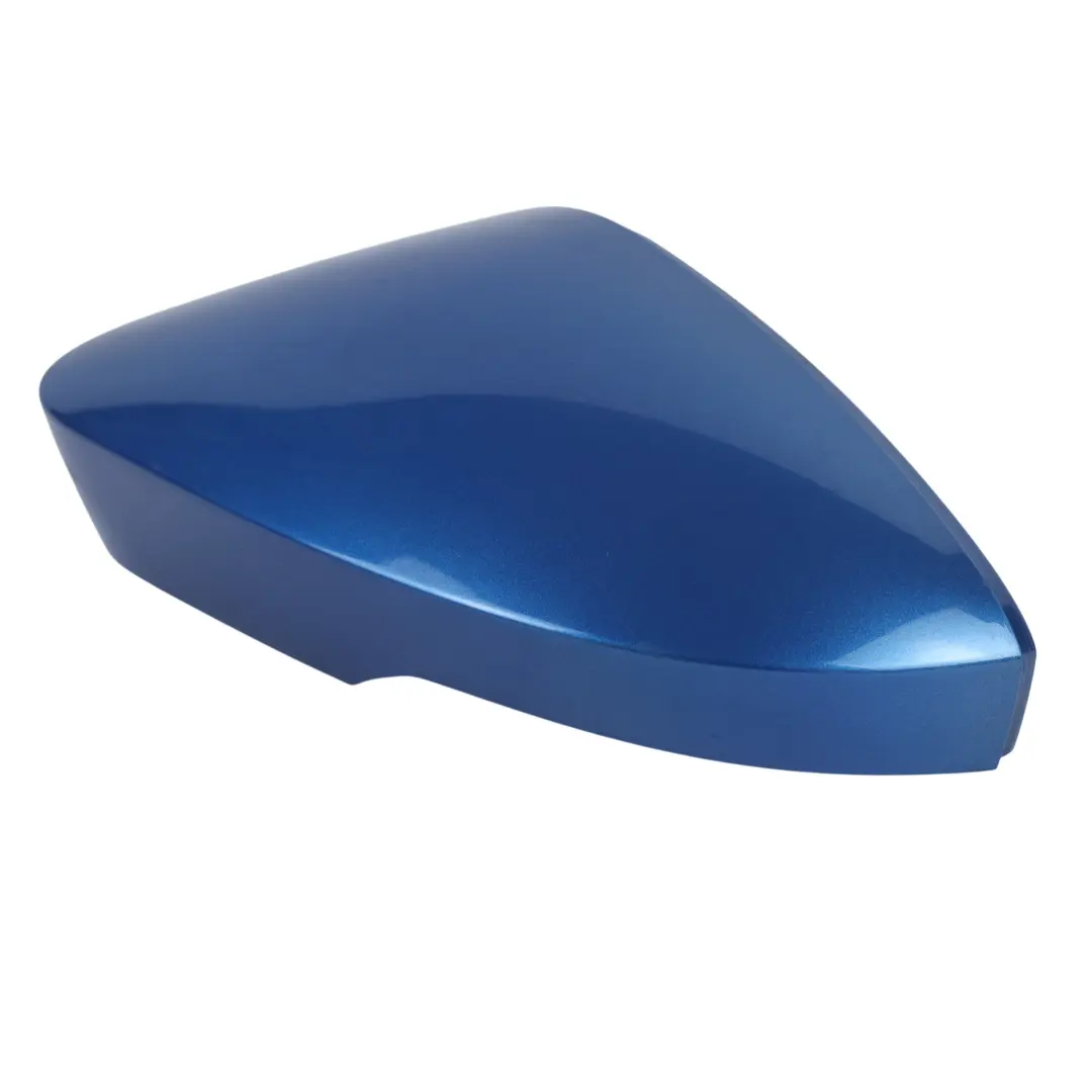 Skoda Octavia 5E Door Wing Mirror Cover Left N/S Race Blue - F5W - SKU 5E0857537A-RAB - Part number 5E0857537A