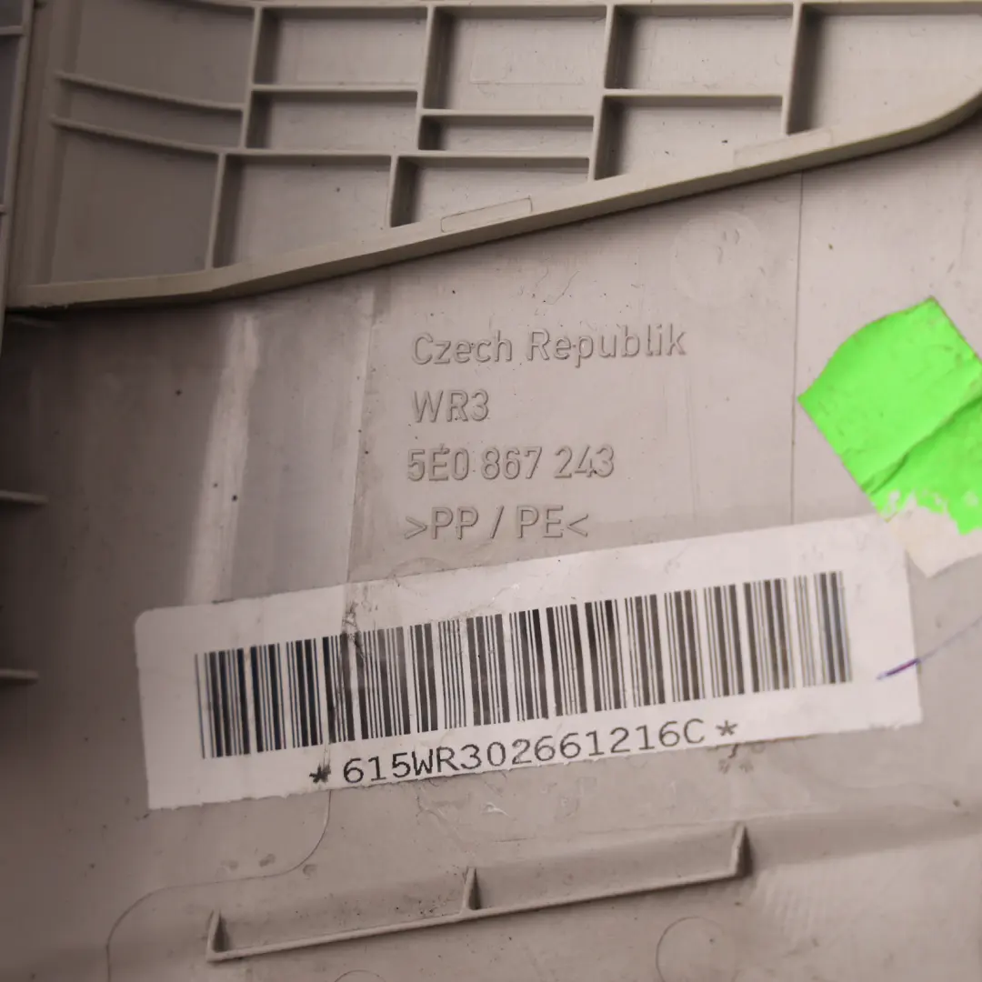 Skoda Octavia 5E Mk3 Osłona Słupka B Górna Lewa - SKU 5E0867243 - Numer Części 5E0867243