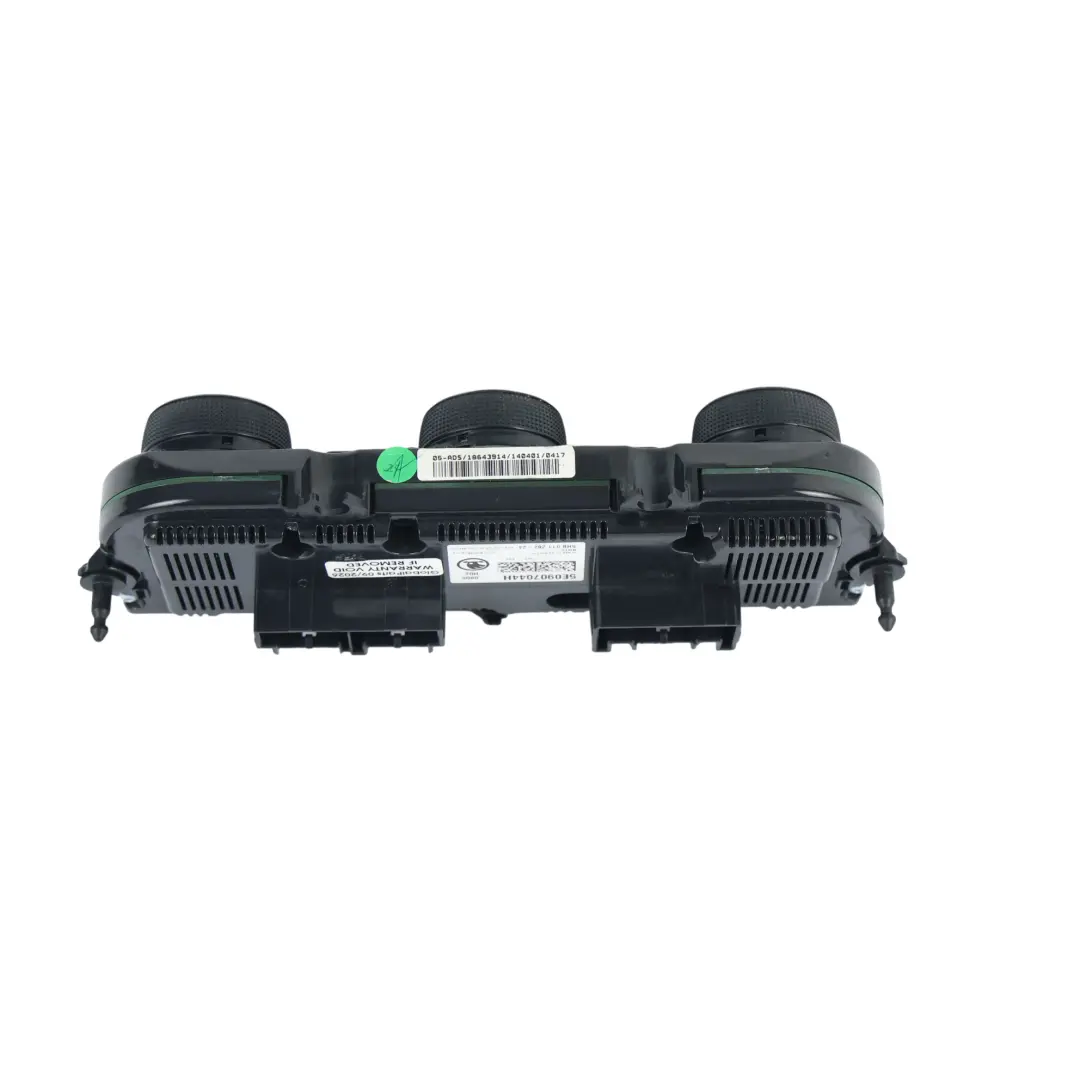 Mk3 VR Air Conditioning Heater Climate Control Panel to Skoda Octavia with Part number 5E0907044H Skoda Octavia Mk3 VR Air Conditioning Heater Climate Control Panel - SKU 5E0907044H - Part number 5E0907044H