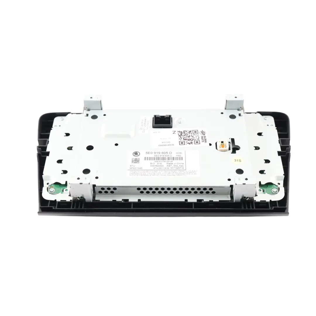 Mk3 Autoradio CD Display per Skoda Octavia con numero di parte 5E0919605D Skoda Octavia Mk3 Autoradio CD Display - SKU 5E0919605D - Numero di parte 5E0919605D
