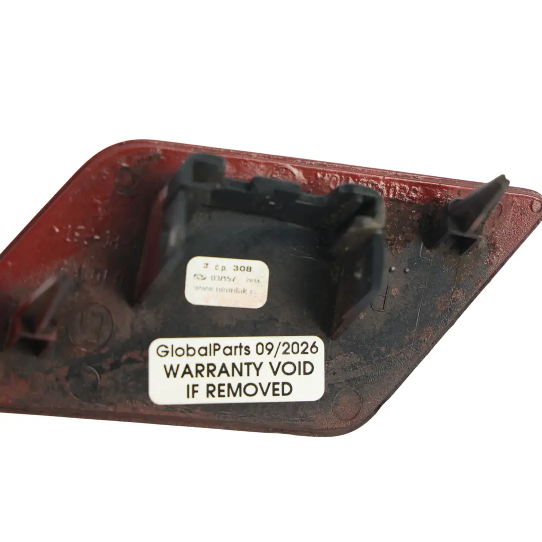 Skoda Octavia RS 5E Headlight Washer Cap Right O/S Rio Rot - F3L - SKU 5E0955110A-RIO - Part number 5E0955110A