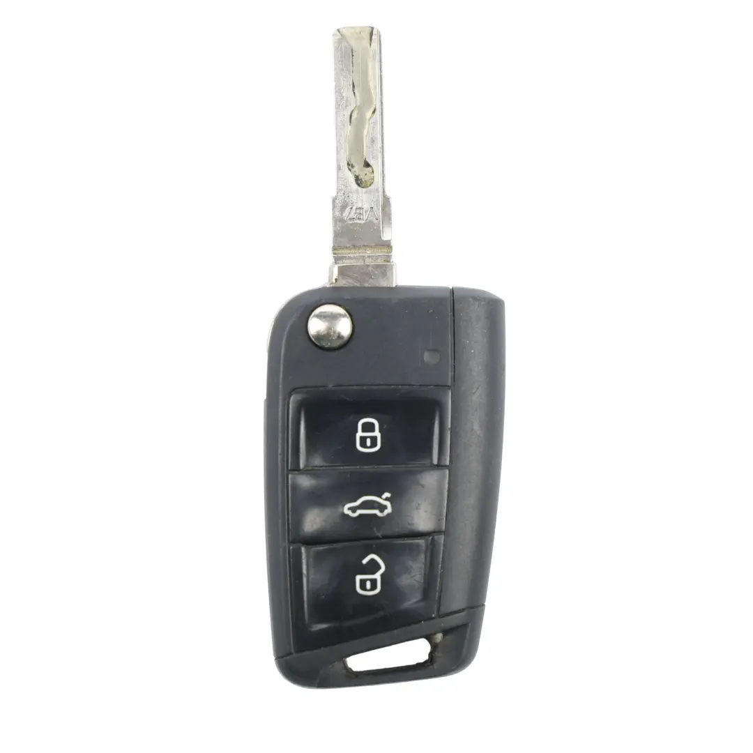 Mk3 Vr 3 Button Flip Car Key Fob Remote Transponder to Skoda Octavia with Part number 5E0959752D Skoda Octavia Mk3 Vr 3 Button Flip Car Key Fob Remote Transponder - SKU 5E0959752D - Part number 5E0959752D