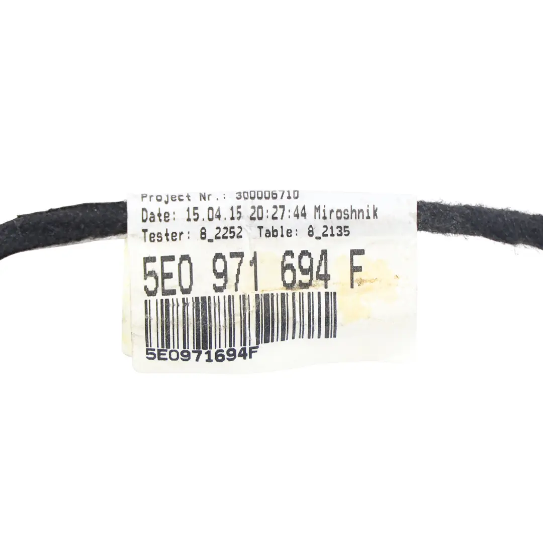 Skoda Octavia Mk3 Cableado Puerta Trasera Derecha - SKU 5E0971694F - Número de pieza 5E0971694F