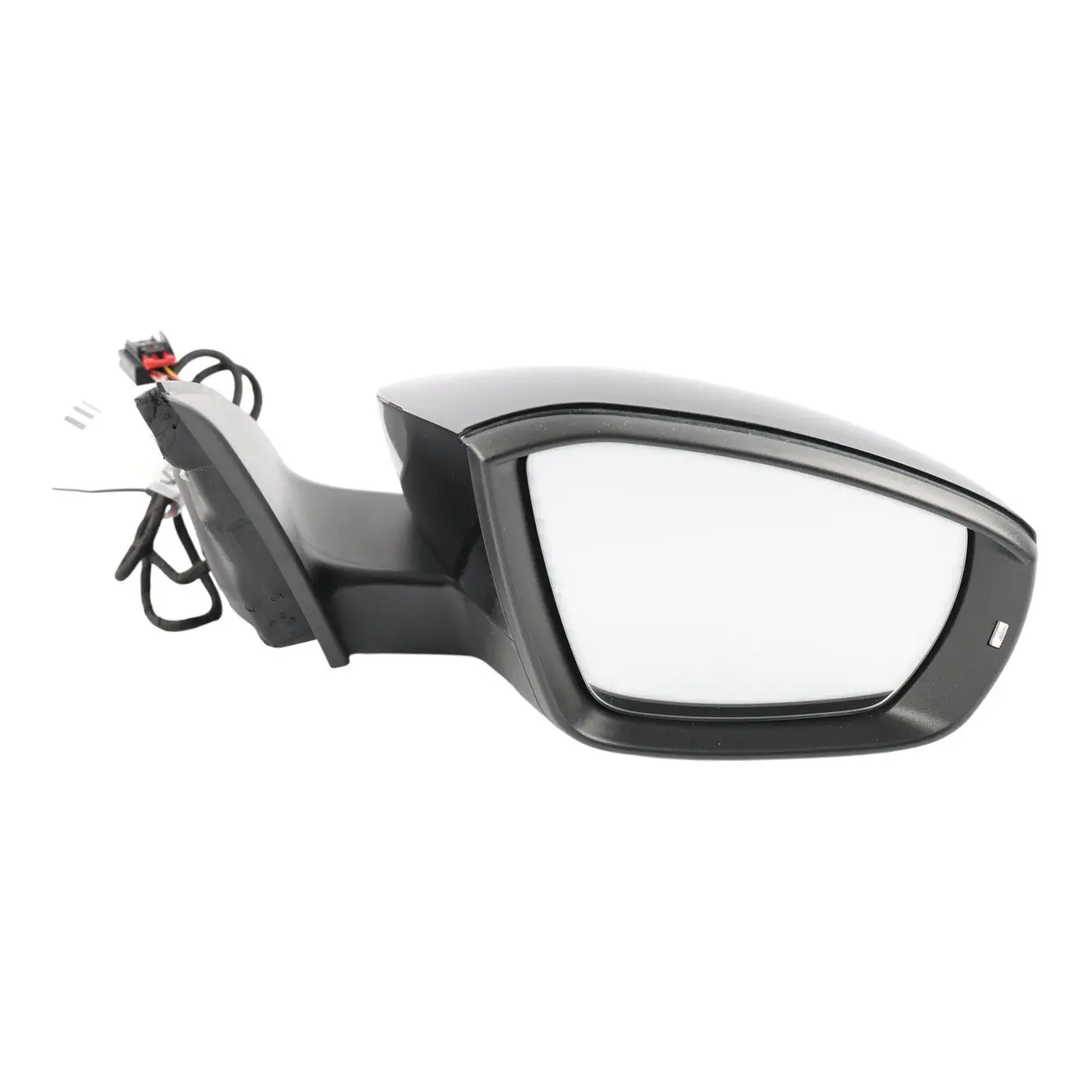 Skoda Octavia Mk3 Door Wing Mirror Right O/S Black Metallic