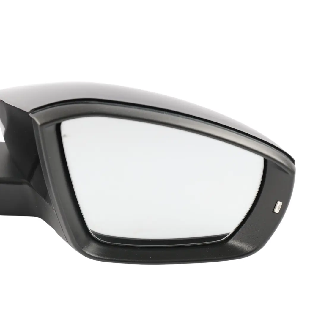Skoda Octavia Mk3 Door Wing Mirror Right O/S Black Metallic - SKU RHD-5E2857508N-BLK1 - Part number 5E2857508N