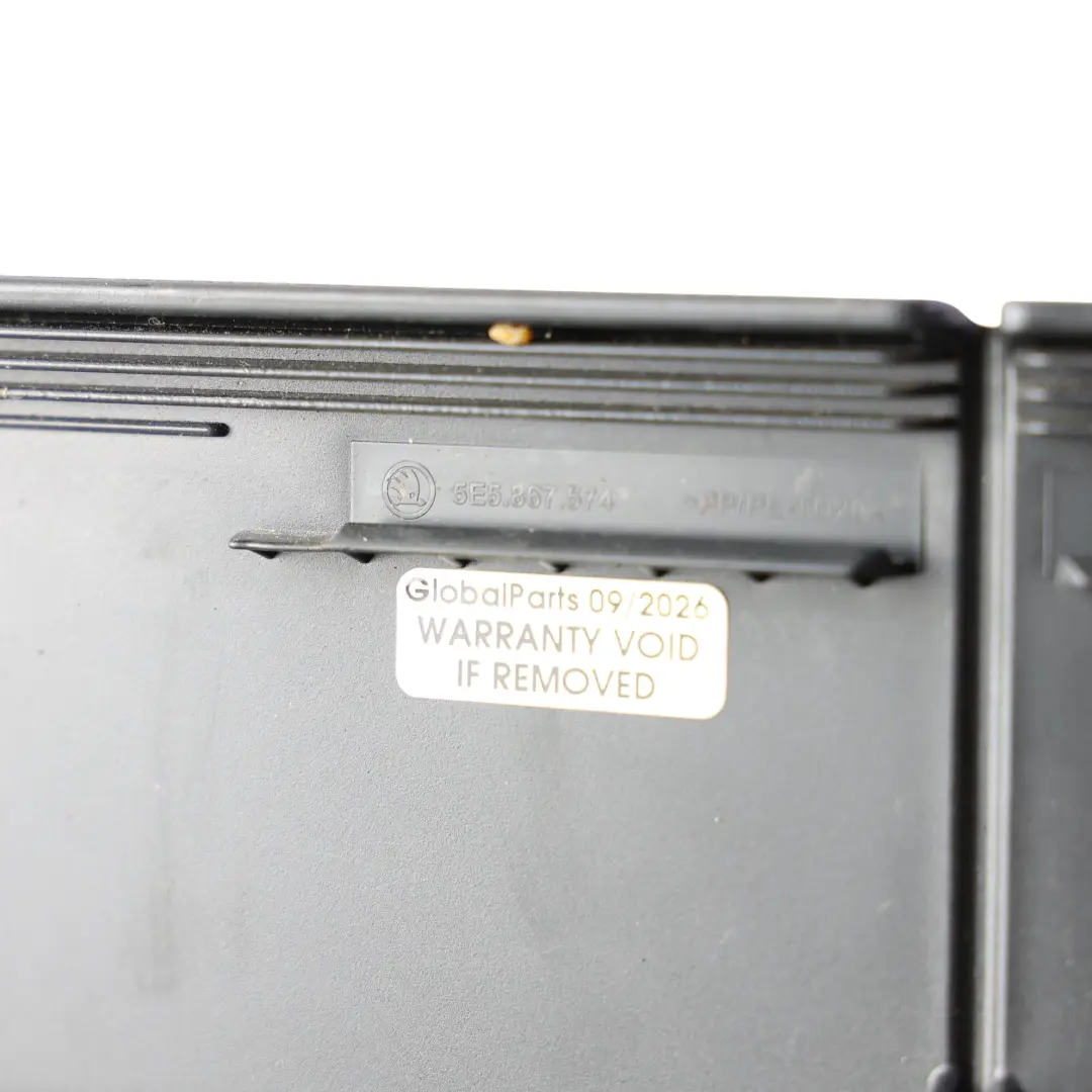 Boot Luggage Compartment Holder Fastener Divider to Skoda Octavia RS 5E with Part number 5E5867574 Skoda Octavia RS 5E Boot Luggage Compartment Holder Fastener Divider - SKU 5E5867574 - Part number 5E5867574