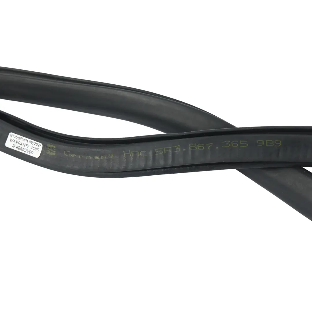 5F 3 Door Front Door Inner Rubber Seal Left Right N/O/S to Seat Leon with Part number 5F3867365A Seat Leon 5F 3 Door Front Door Inner Rubber Seal Left Right N/O/S - SKU 5F3867365A - Part number 5F3867365A