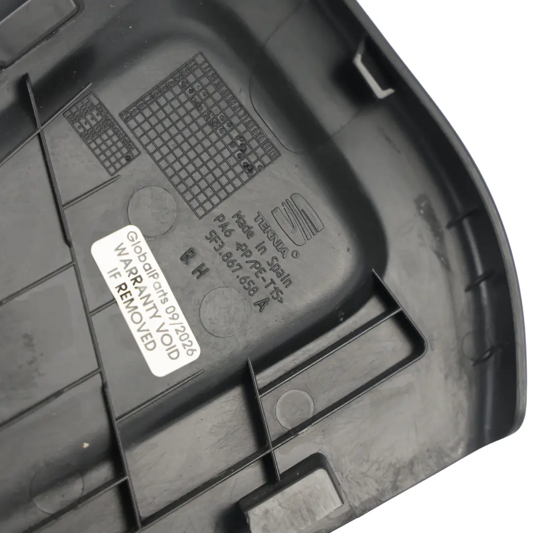 5F Tapa Portón Con Forro Trasero Derecho para Seat Leon FR Cupra con número de pieza 5F3867658A Seat Leon FR Cupra 5F Tapa Portón Con Forro Trasero Derecho - SKU 5F3867658A - Número de pieza 5F3867658A