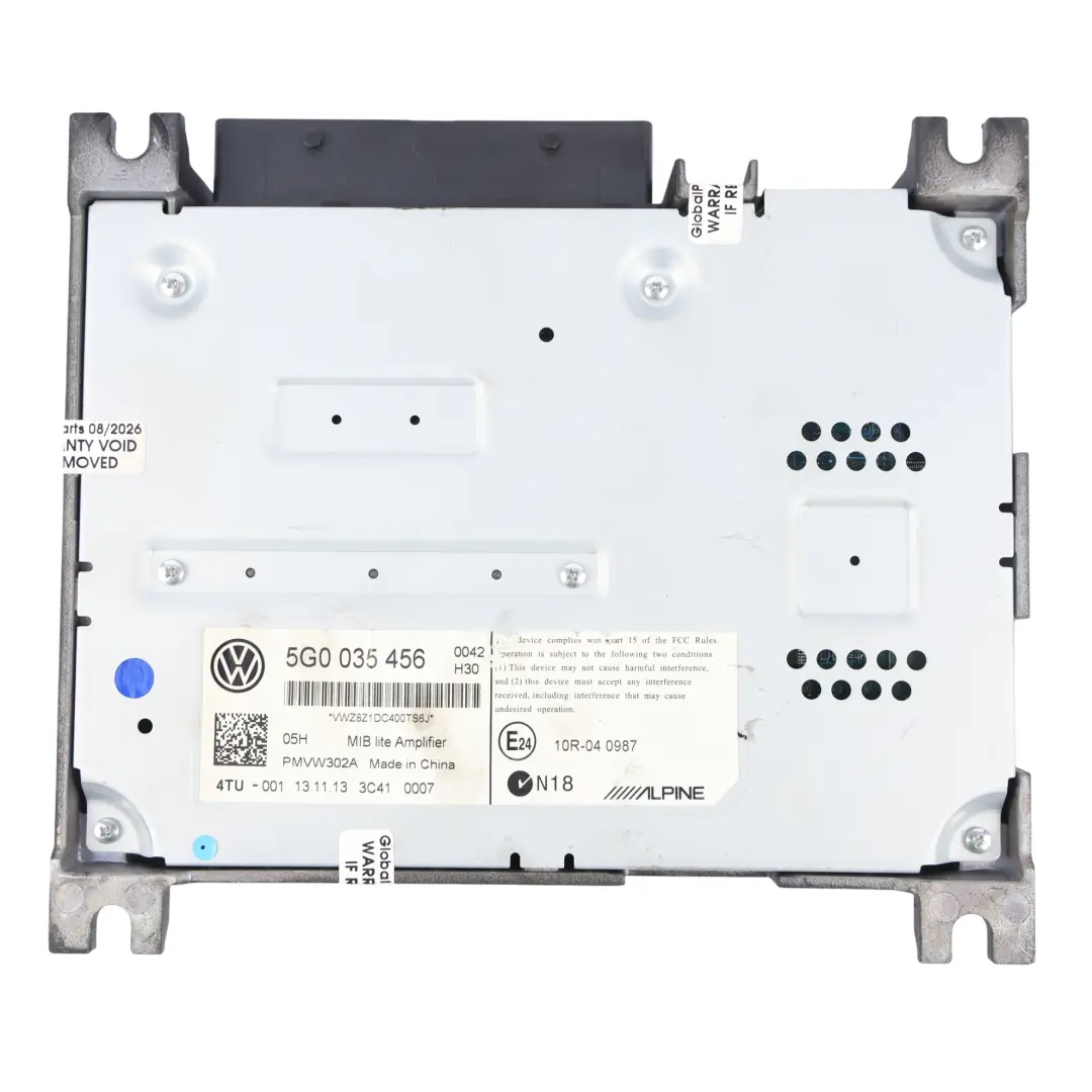 5G GTI Audio Amplifier Stereo Module Unit to VW Golf MK7 with Part number 5G0035456 VW Golf MK7 5G GTI Audio Amplifier Stereo Module Unit - SKU 5G0035456 - Part number 5G0035456
