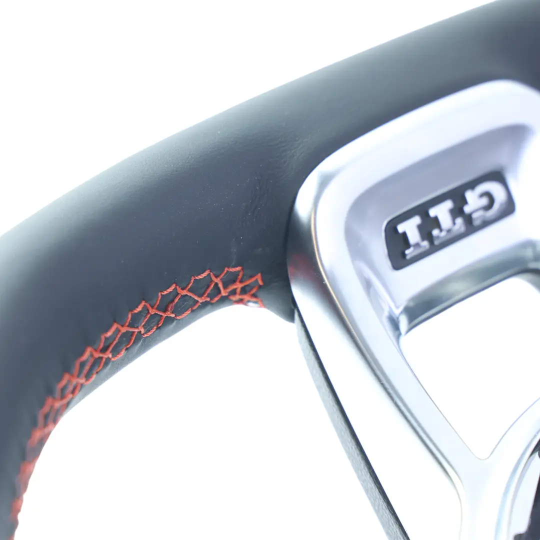 Piel Fondo Plano NUEVO para Volkswagen Golf MK7 GTI Volante con número de pieza 5G0419091HJ Volkswagen Golf MK7 GTI Volante Piel Fondo Plano NUEVO - SKU 5G0419091HJ-2 - Número de pieza 5G0419091HJ