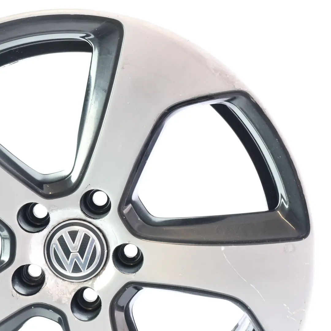 Volkswagen Golf Mk7 Jante Alliage Bicolore 18" 7.5J ET:49 - SKU 5G0601025AS-1 - Numéro de pièce 5G0601025AS