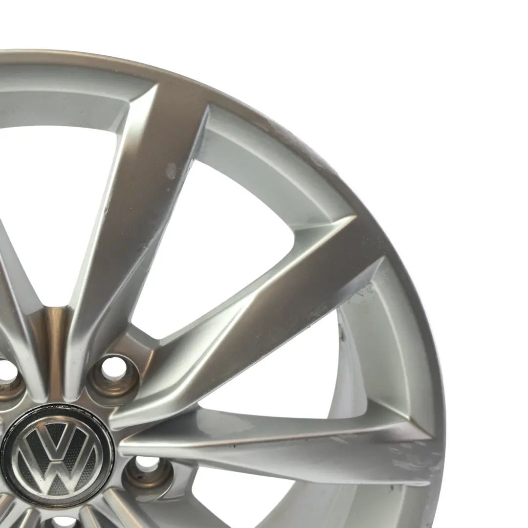 Volkswagen Golf MK7 Silver Dijon Wheel Alloy Rim 17" 7J ET:49 - SKU 5G0601025BF-5 - Part number 5G0601025BF
