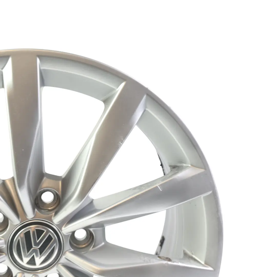 Volkswagen Golf MK7 Felga Aluminiowa Srebrna Dijon 17" 7J ET49 - SKU 5G0601025BF-6 - Numer Części 5G0601025BF