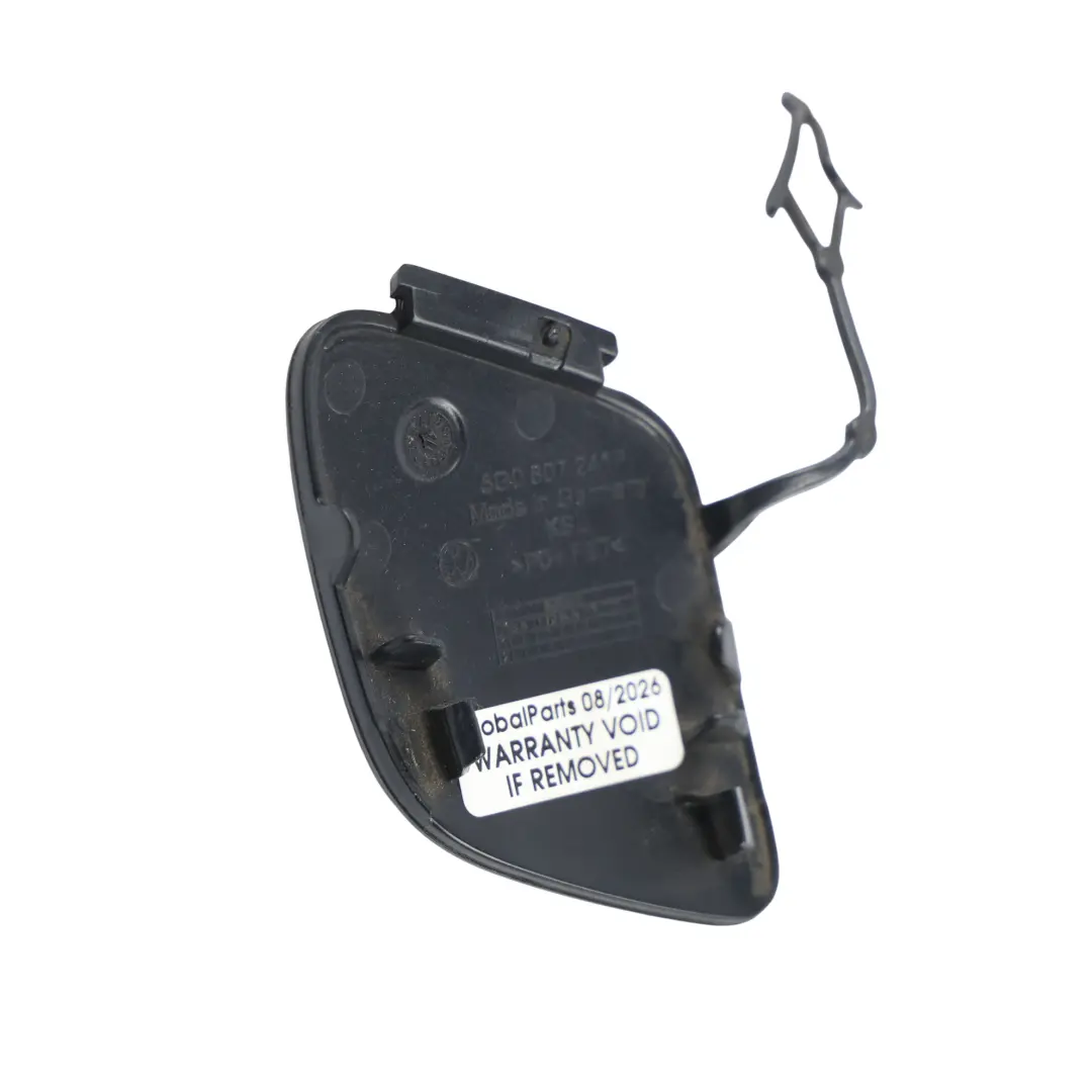 Tapa Gancho Remolque Parachoques Delantero Negro para Volkswagen Golf Mk7 con número de pieza 5G0807241F Volkswagen Golf Mk7 Tapa Gancho Remolque Parachoques Delantero Negro - SKU 5G0807241F-DBL - Número de pieza 5G0807241F