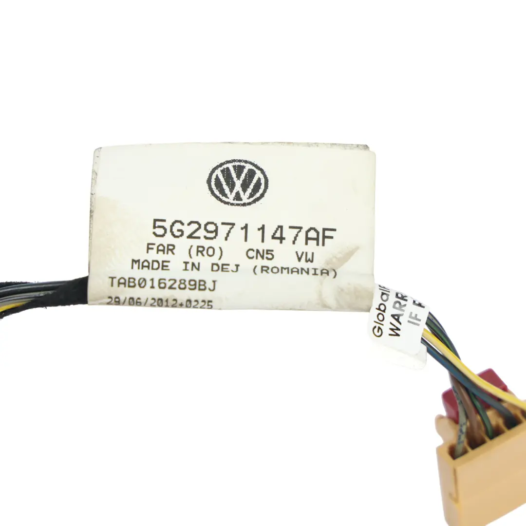 Feu Arrière Coffre Prise Câblage Droit LED pour Volkswagen Golf Mk7 à propos du numéro de pièce 5G0945308G Volkswagen Golf Mk7 Feu Arrière Coffre Prise Câblage Droit LED - SKU 5G0945308G-2 - Numéro de pièce 5G0945308G