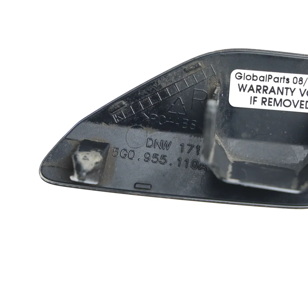 Tappo Copertura Lavafari Destro Nero Profondo per Volkswagen Golf Mk7 con numero di parte 5G0955110A Volkswagen Golf Mk7 Tappo Copertura Lavafari Destro Nero Profondo - SKU 5G0955110A-DBL - Numero di parte 5G0955110A