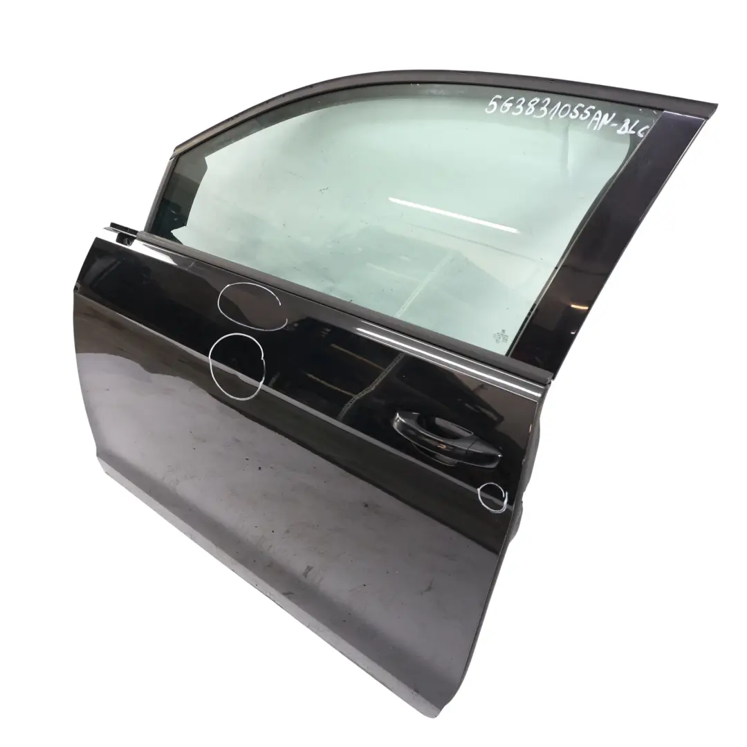 Volkswagen VW Golf Mk7 Door Front Left N/S 3-Door Black - 041 - SKU 5G3831055AN-BLC - Part number 5G3831055AN