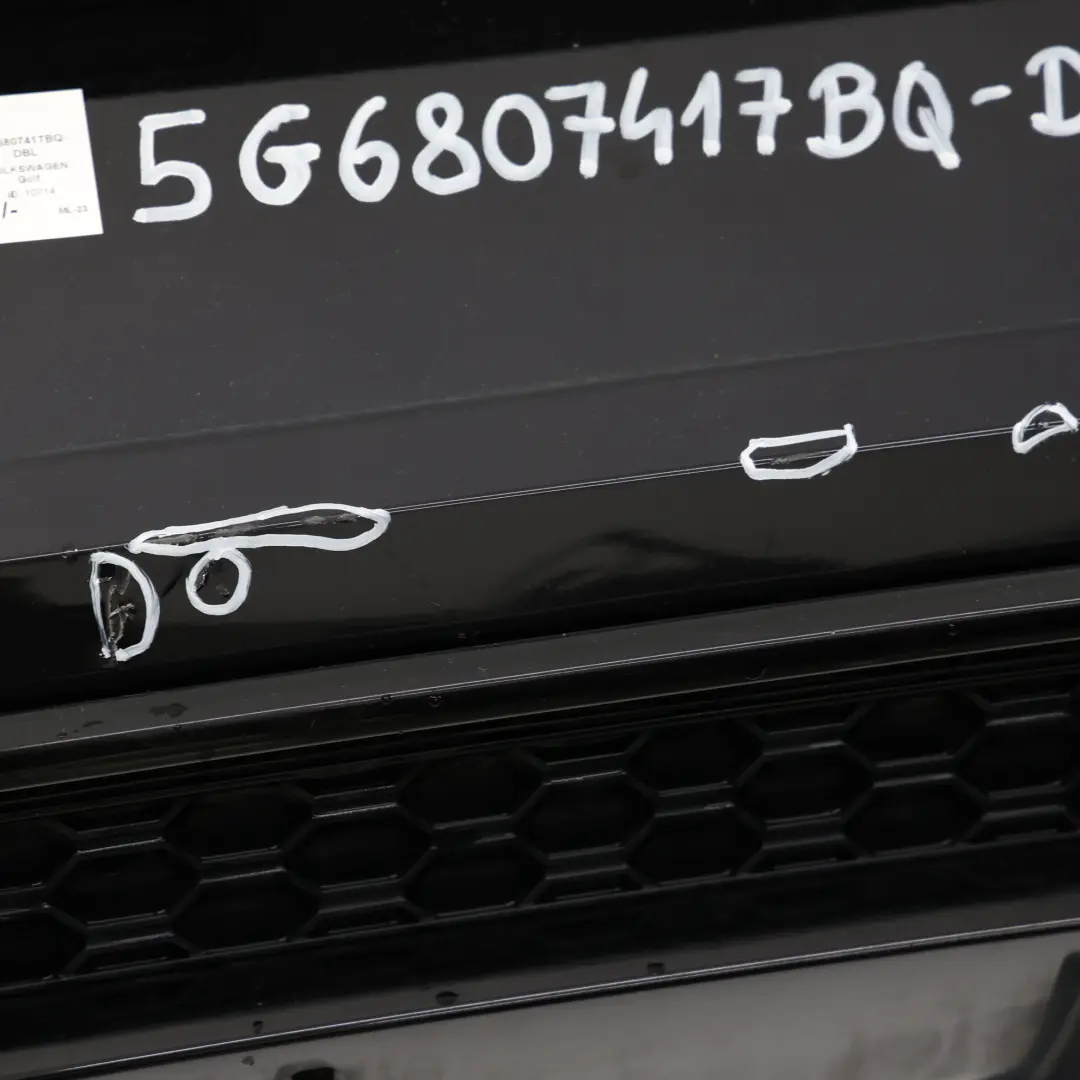 Zderzak Tylny Deep Black Czarny - C9X do Volkswagen Golf Mk7 o numerze 5G6807417BQ Volkswagen Golf Mk7 Zderzak Tylny Deep Black Czarny - C9X - SKU 5G6807417BQ-DBL - Numer Części 5G6807417BQ