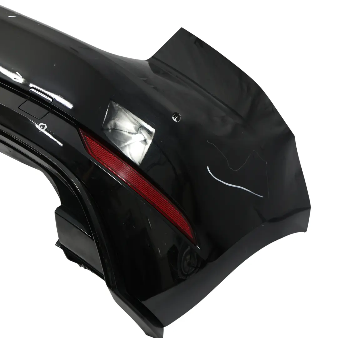Bumper Rear Trim Panel Cover Deep Black Pearl Effect - C9X to Volkswagen Golf Mk7 with Part number 5G6807417BQ Volkswagen Golf Mk7 Bumper Rear Trim Panel Cover Deep Black Pearl Effect - C9X - SKU 5G6807417BQ-DBL - Part number 5G6807417BQ