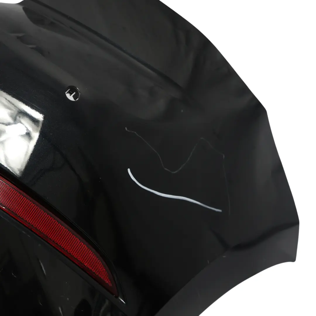 Bumper Rear Trim Panel Cover Deep Black Pearl Effect - C9X to Volkswagen Golf Mk7 with Part number 5G6807417BQ Volkswagen Golf Mk7 Bumper Rear Trim Panel Cover Deep Black Pearl Effect - C9X - SKU 5G6807417BQ-DBL - Part number 5G6807417BQ