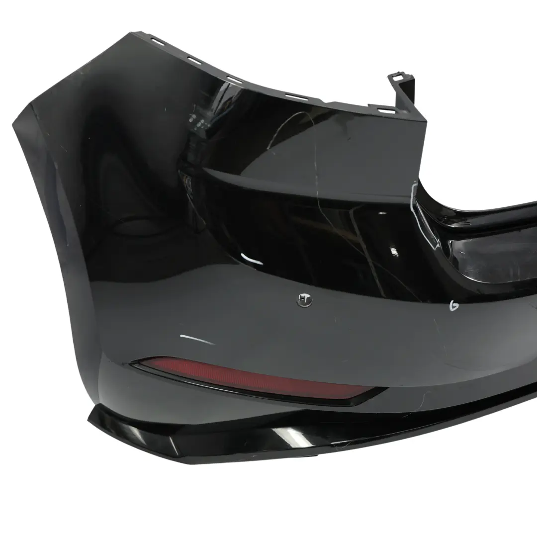 Volkswagen Golf Mk7 Bumper Rear Trim Panel Cover Deep Black Pearl Effect - C9X - SKU 5G6807417BQ-DBL - Part number 5G6807417BQ