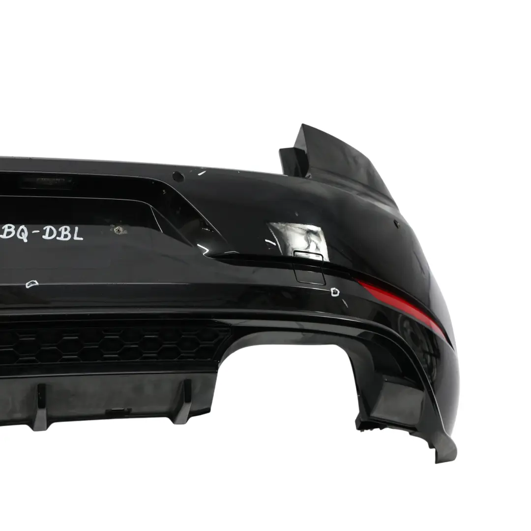 Volkswagen Golf Mk7 Bumper Rear Trim Panel Cover Deep Black Pearl Effect - C9X - SKU 5G6807417BQ-DBL - Part number 5G6807417BQ